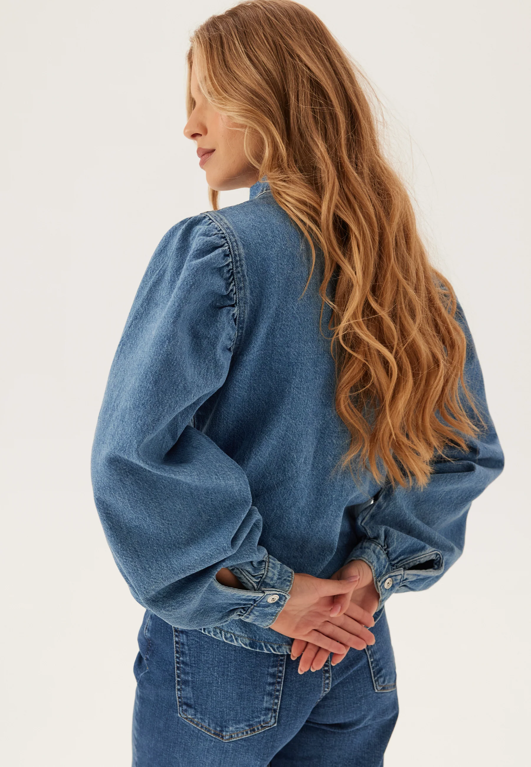 Pcritt Ls Denim Shirt - Image 2
