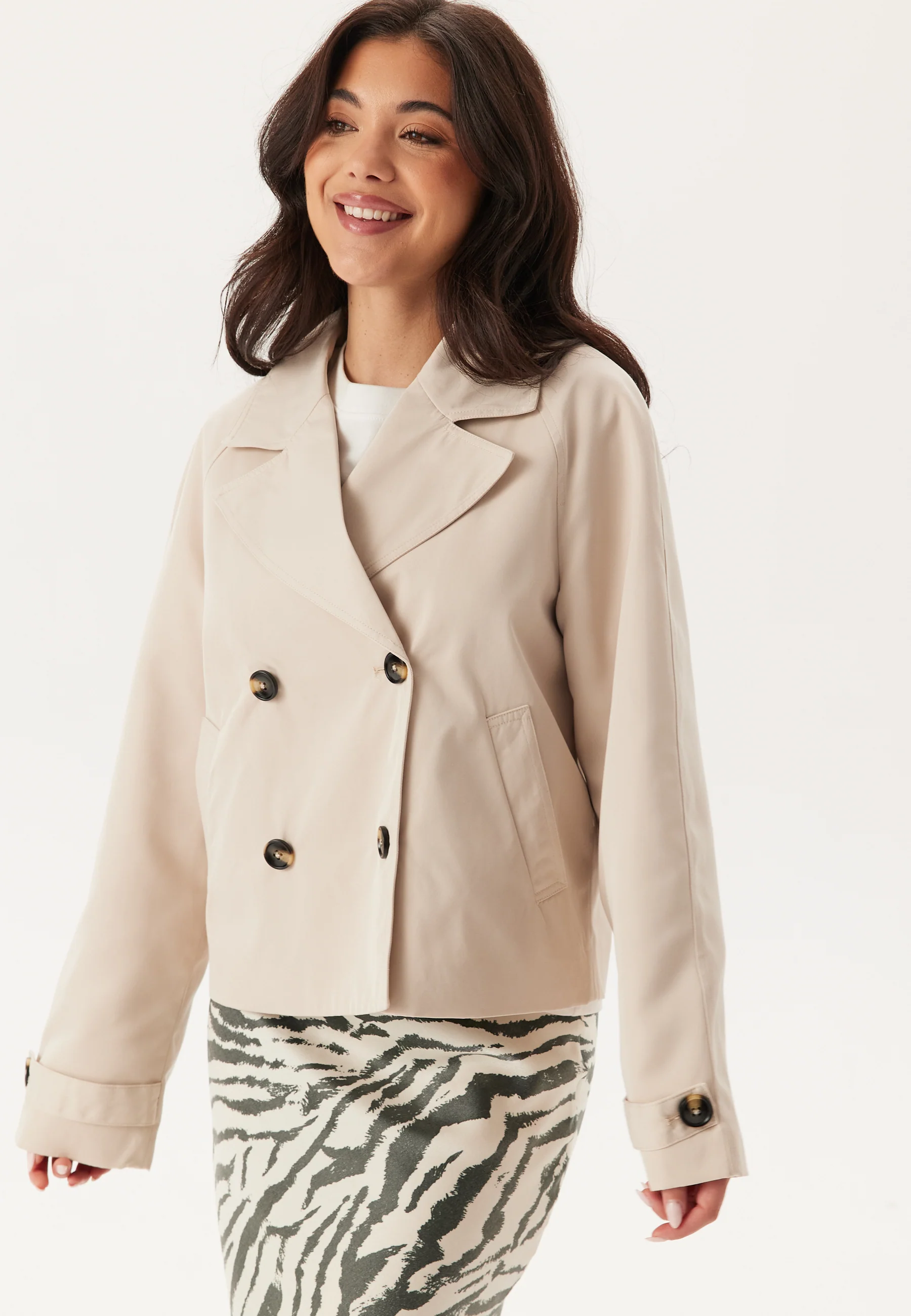 Pcscarlett Ls Short Trenchcoat - Image 3