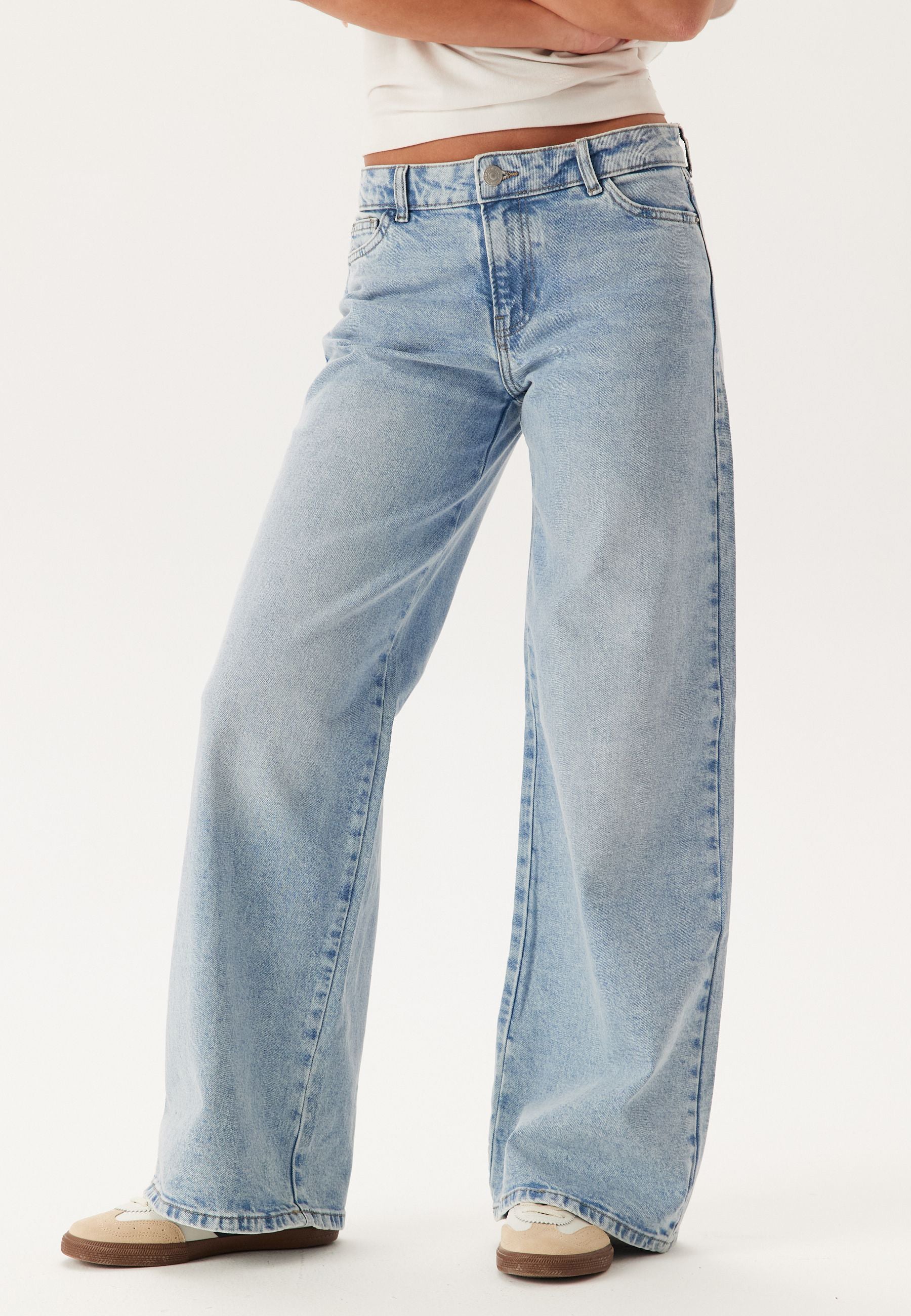 Pcselma Lw Wide Jeans Lb