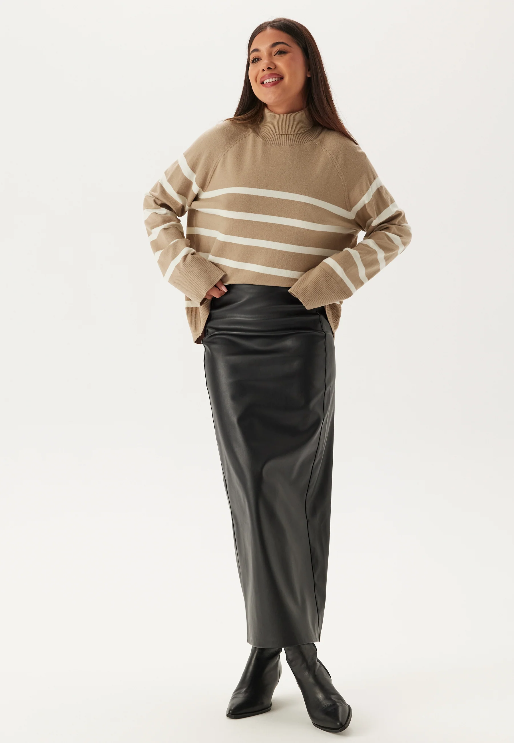 Pcsia Ls Rollneck Knit - Image 2