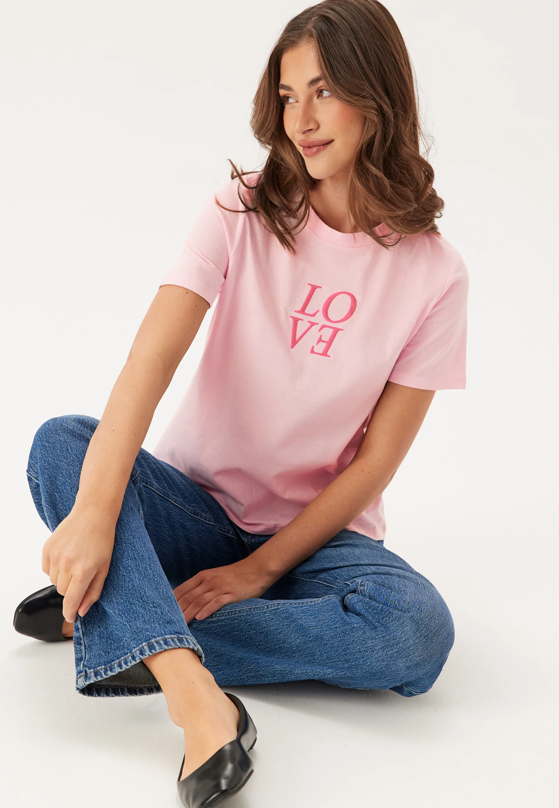Pcskylar Ss Printed T-shirt Jr