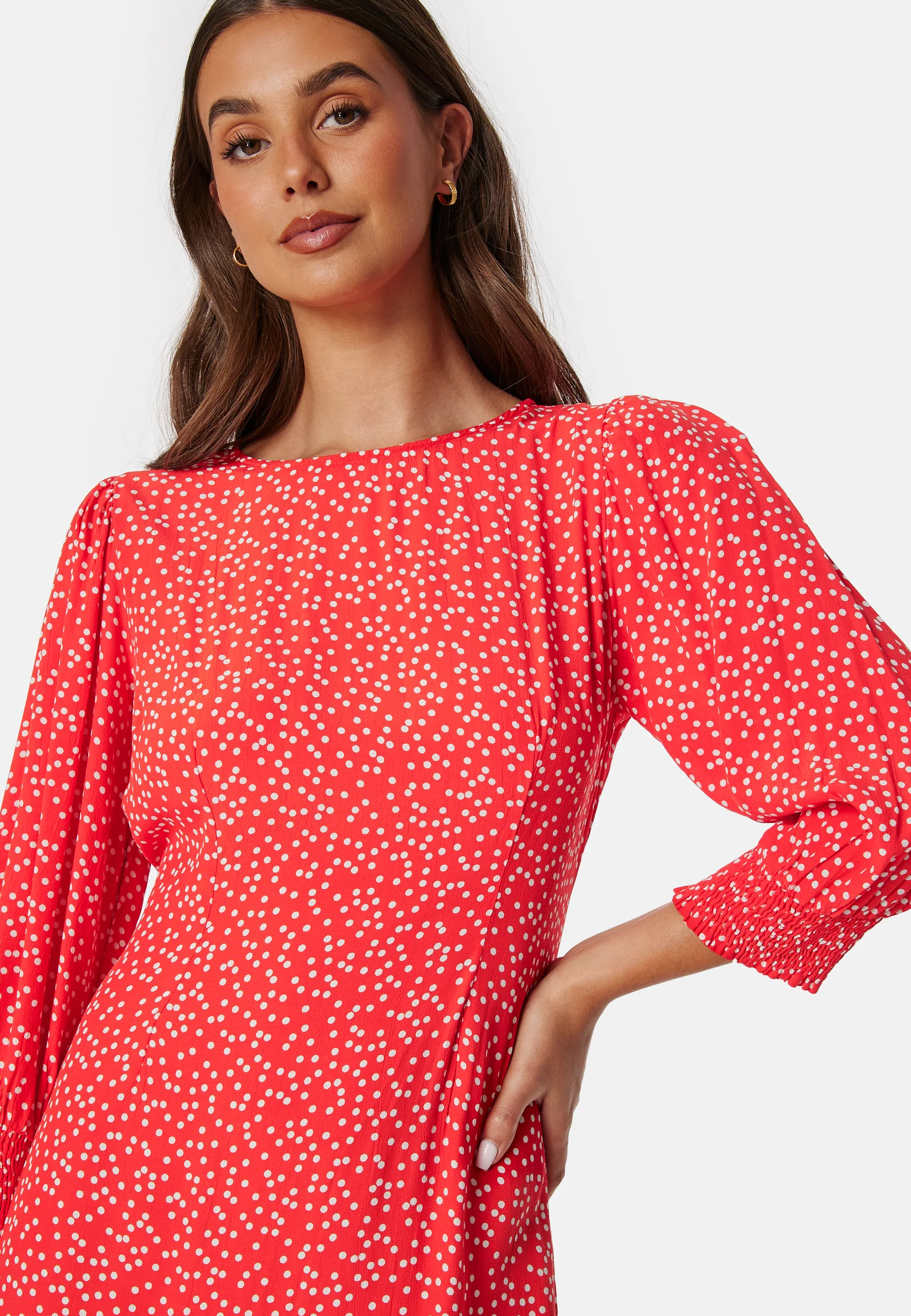 Pcsui 3/4 Sleeve Midi Dress - Image 4