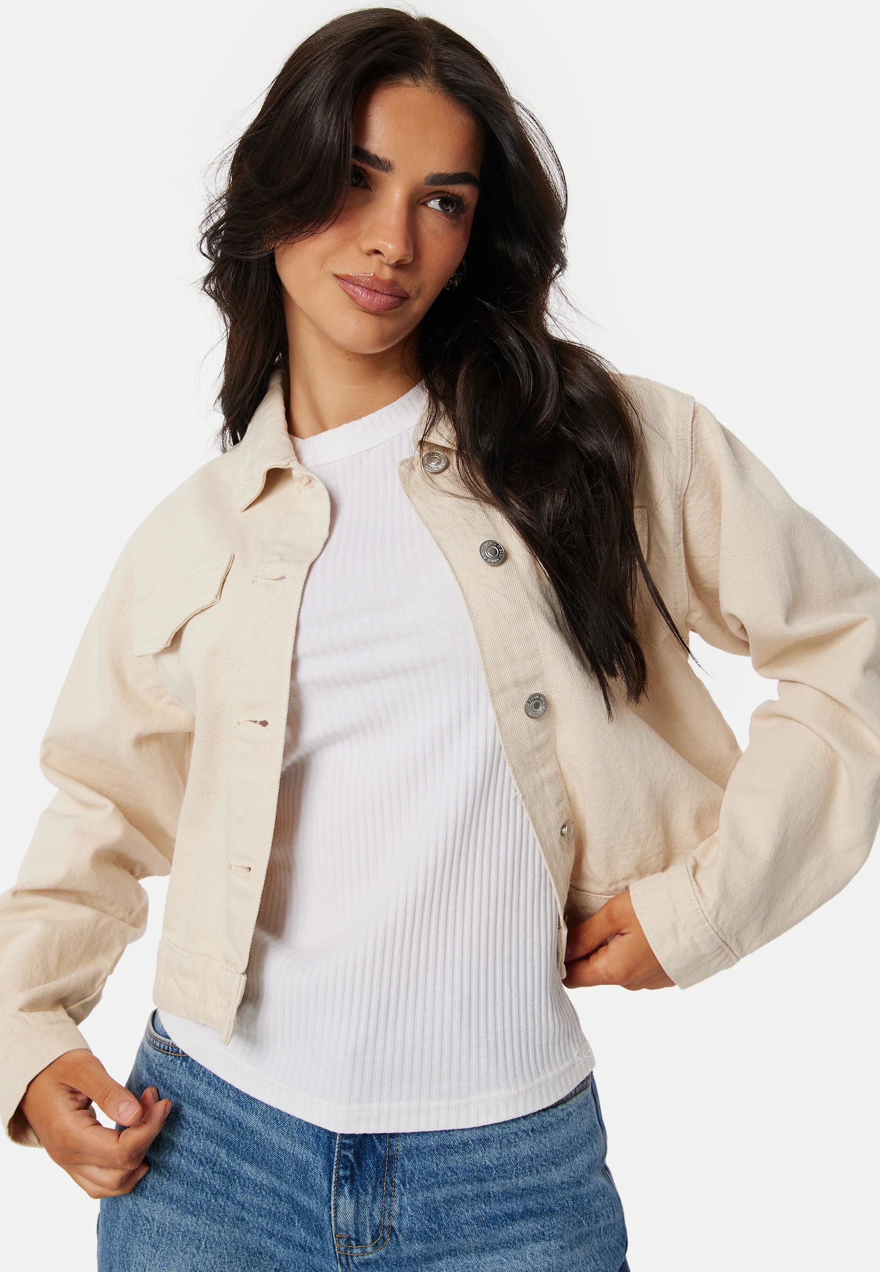 Pctessie LS denim jacket - Image 2