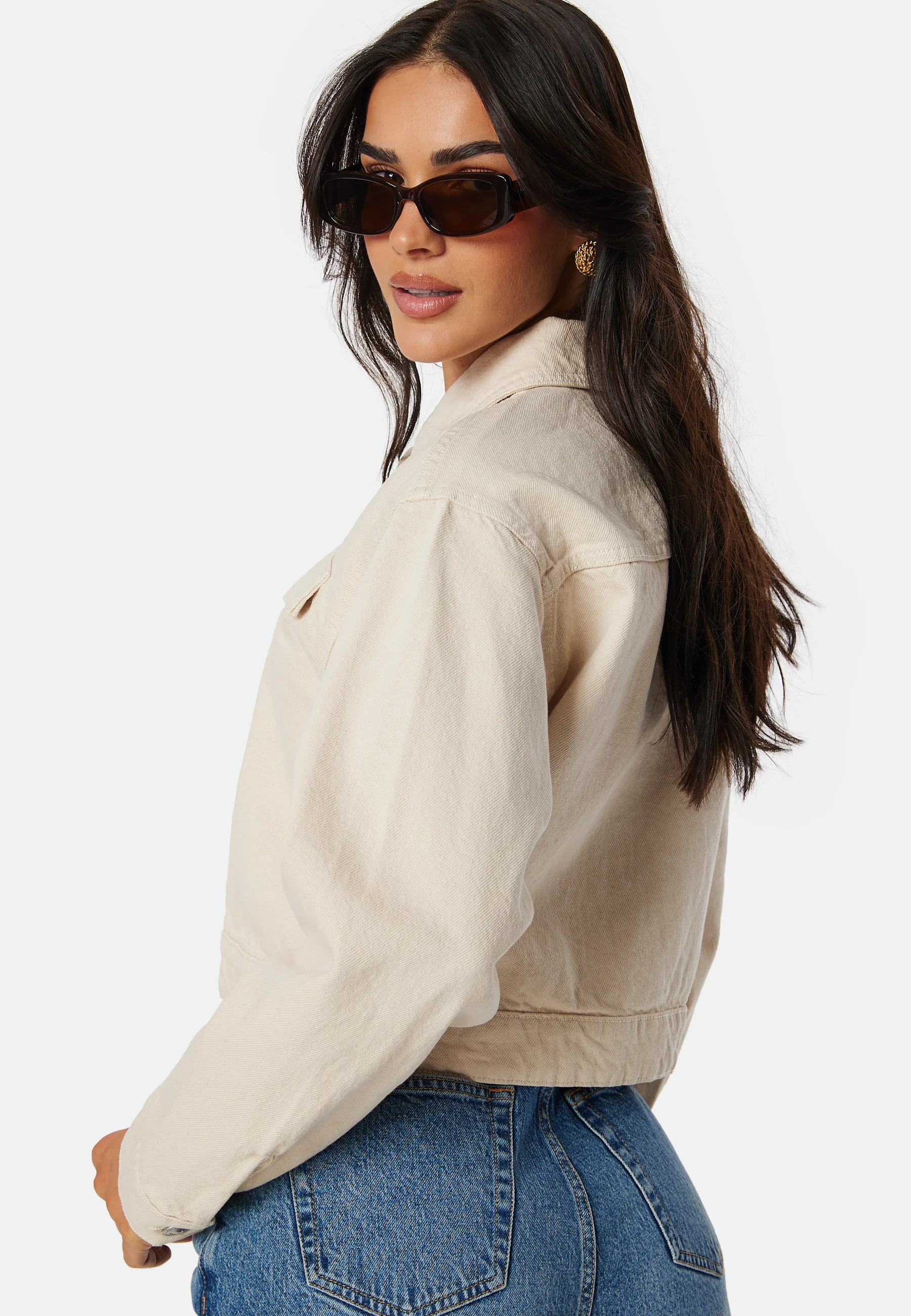 Pctessie LS denim jacket - Image 3