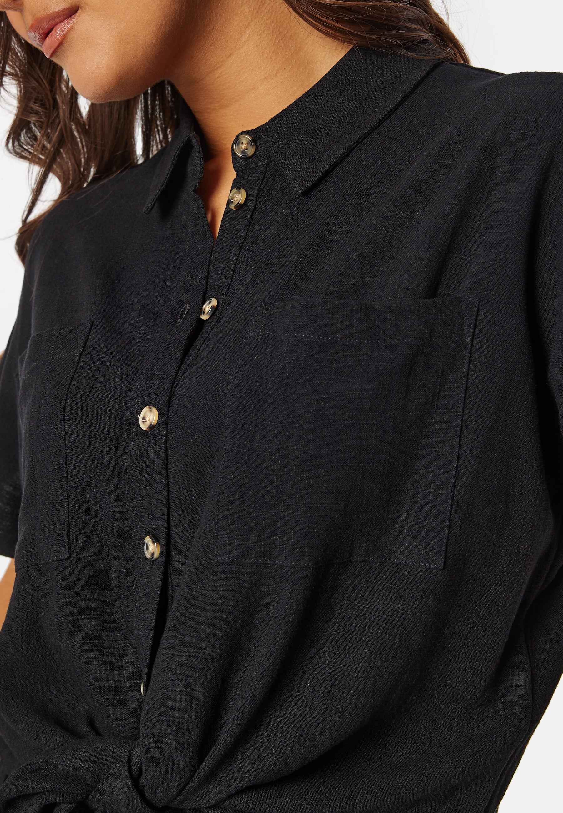Pcvinsty Linen Tie Shirt - Image 4