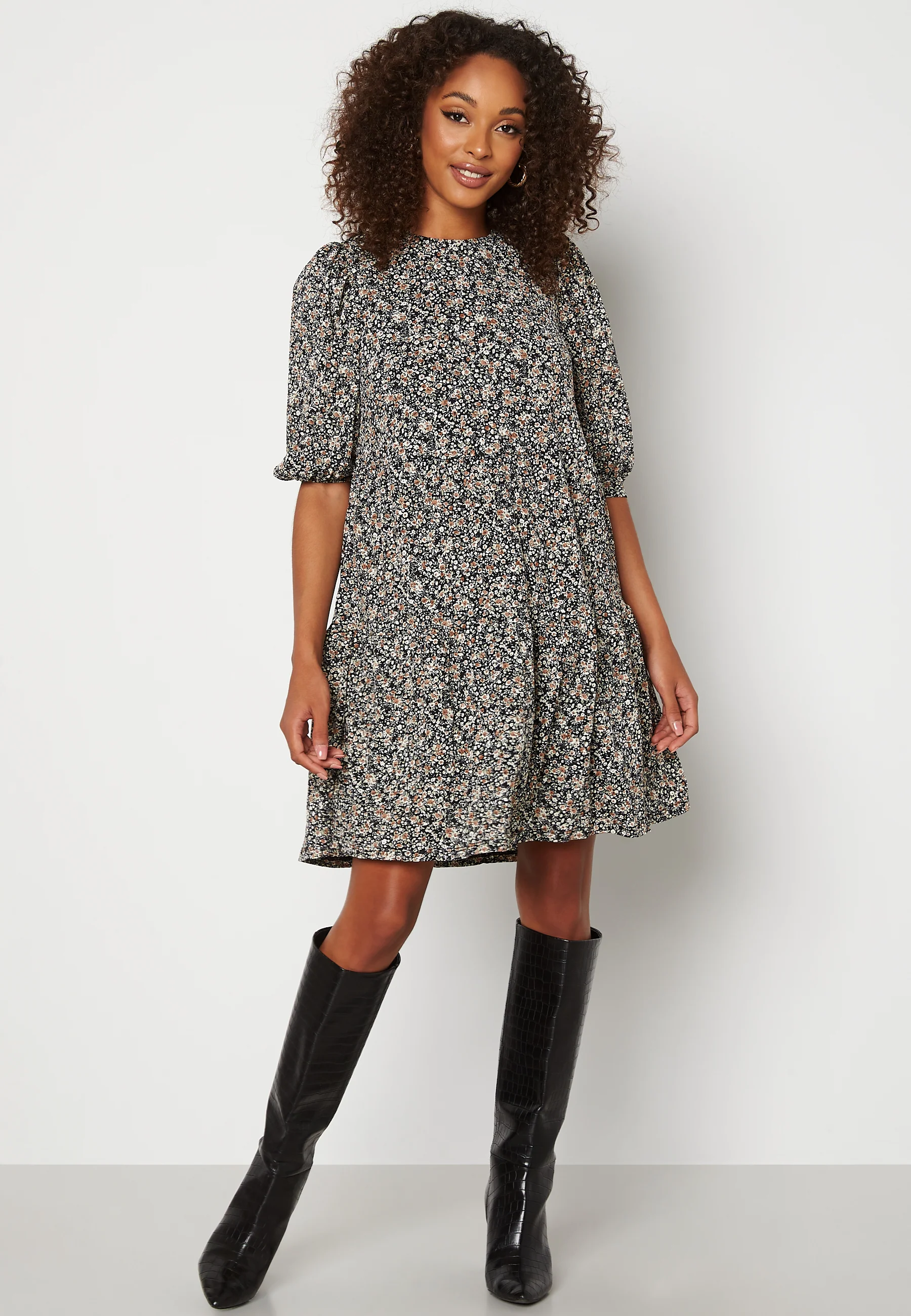 Pella 2/4 Peplum Dress - Image 2