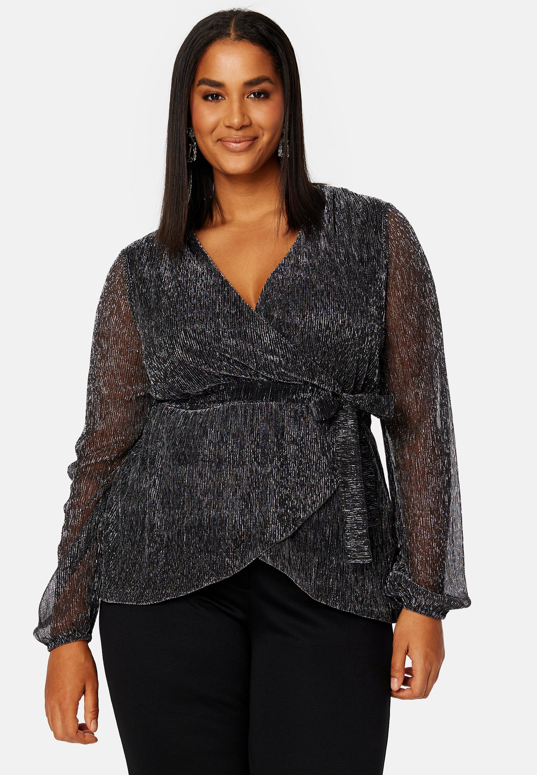 Perley sparkling wrap top - Image 2