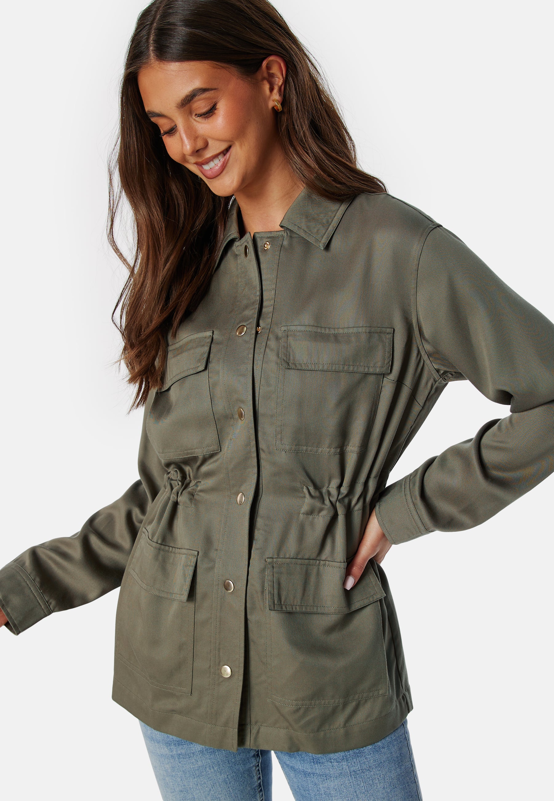 Petula Cargo Soft Shacket - Image 2