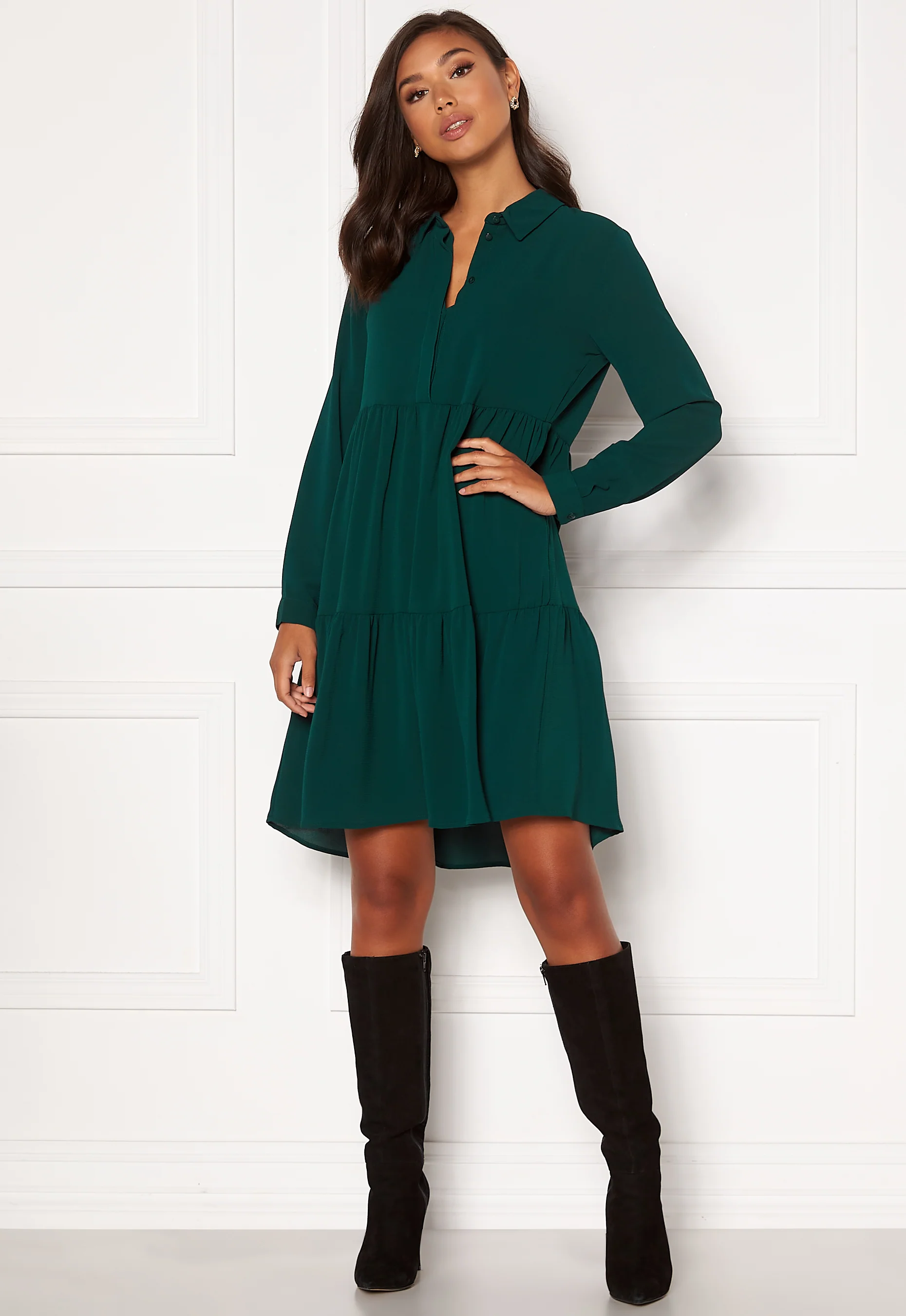 Piper L/S Shirt Dress - Image 2