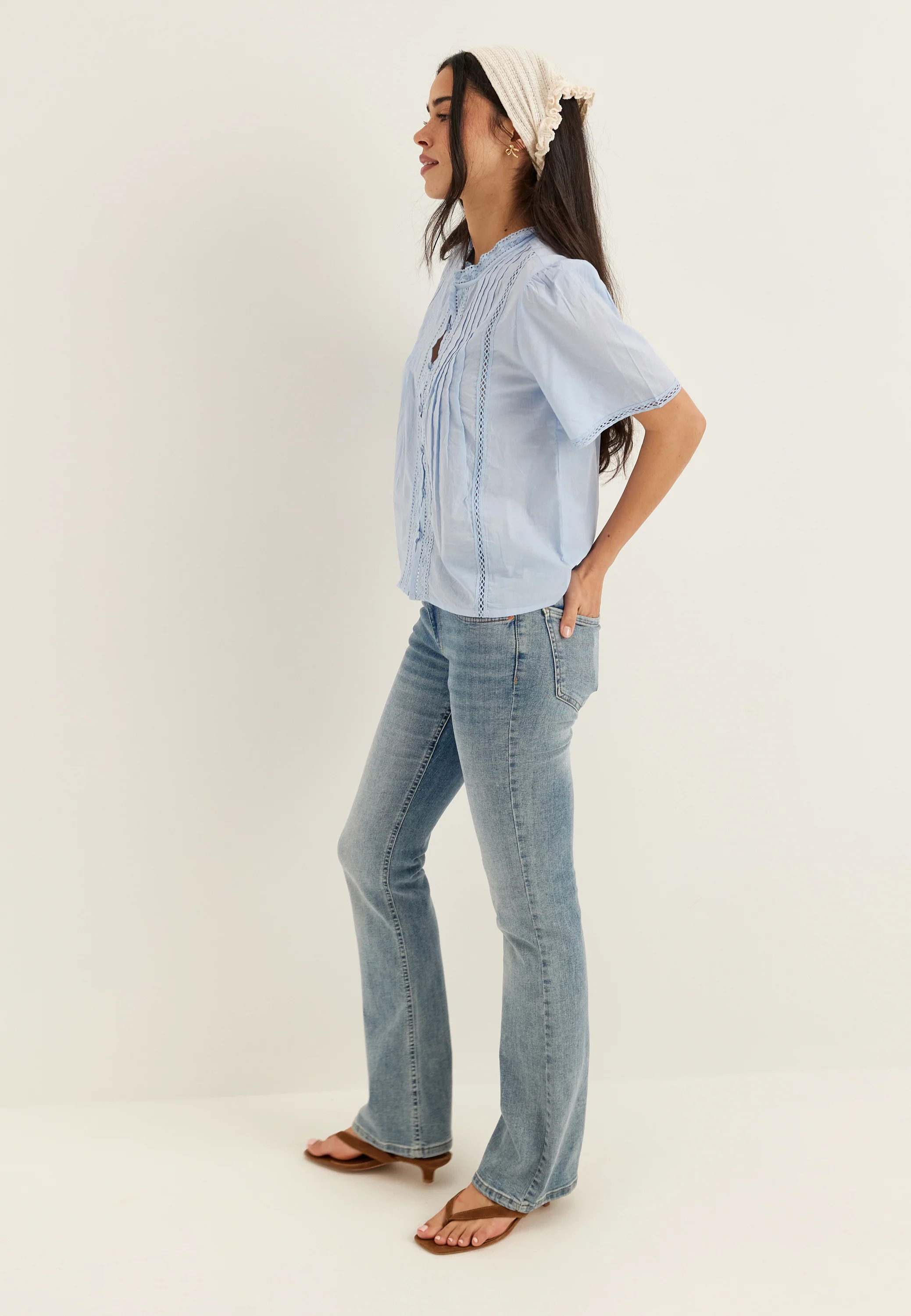 Pleated Detail Blouse - Image 4
