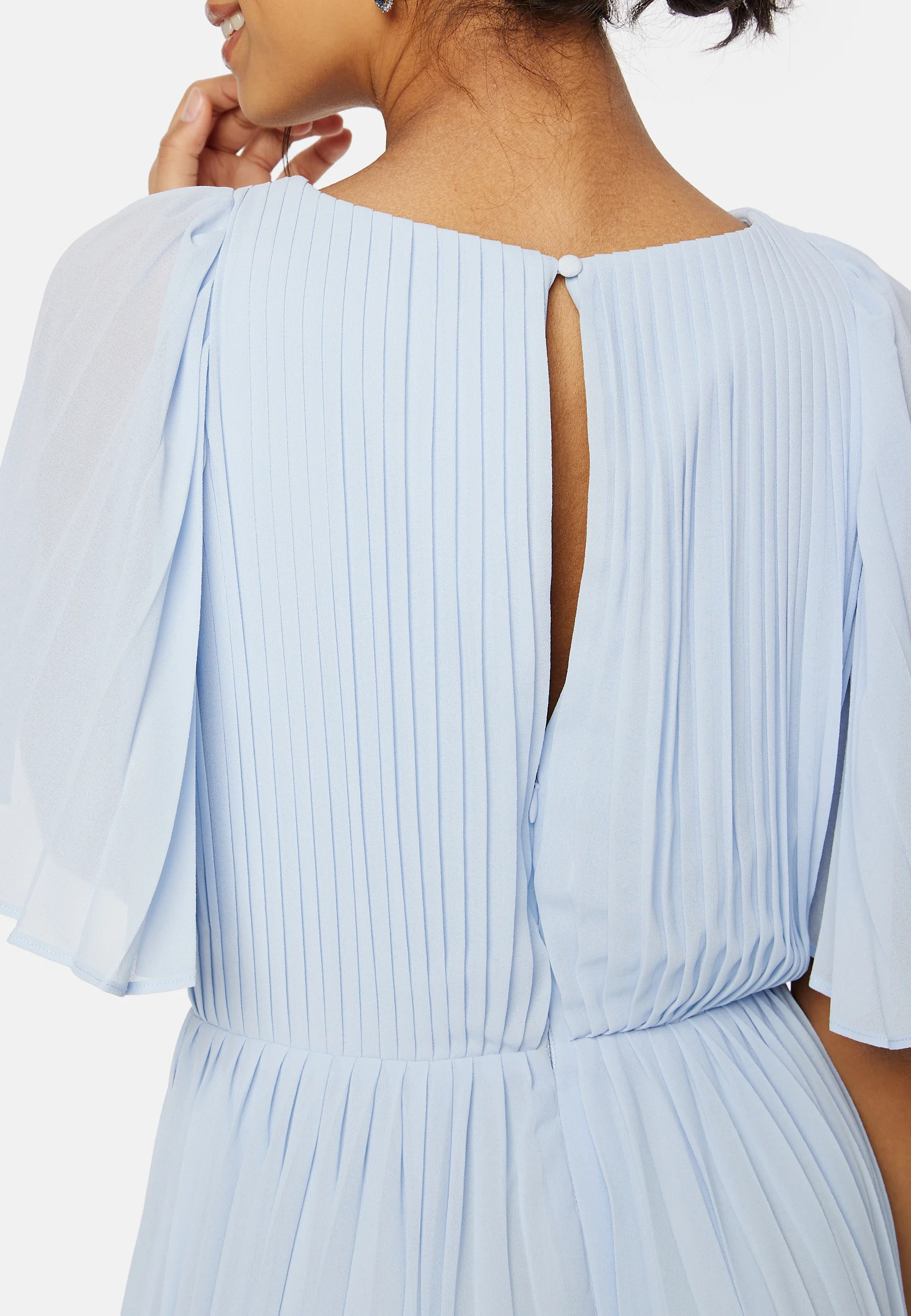 Pleated Slit Gown - Image 2