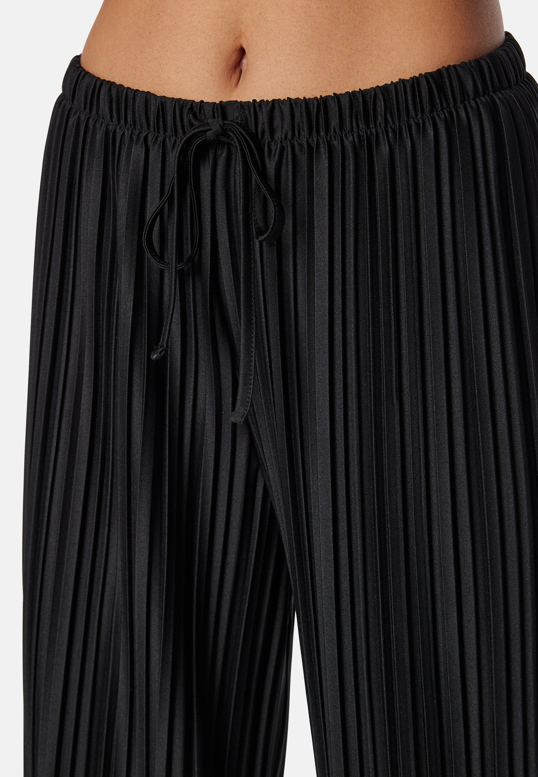 Pleated Wide Trousers - Image 5