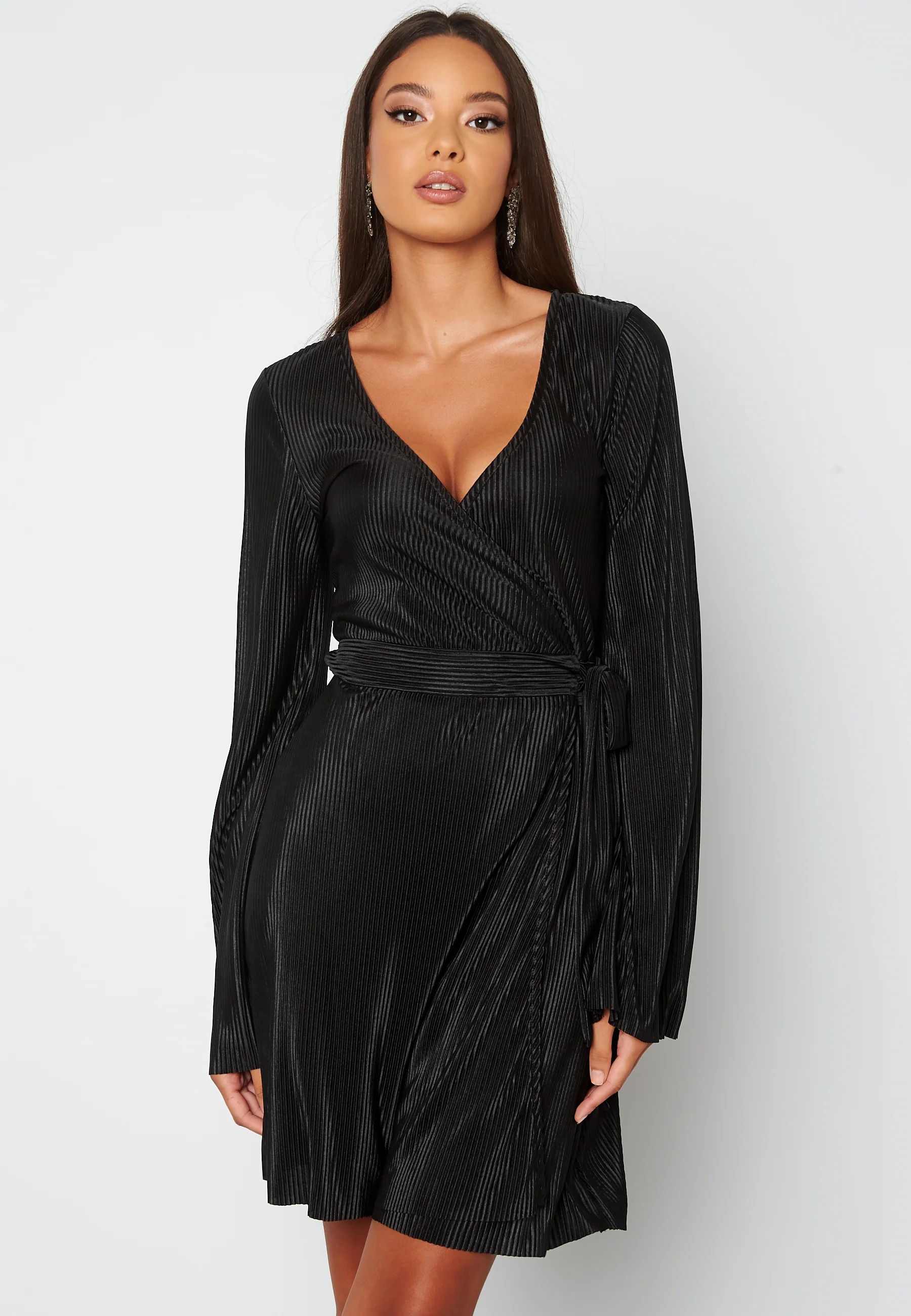 Poppy plissé dress