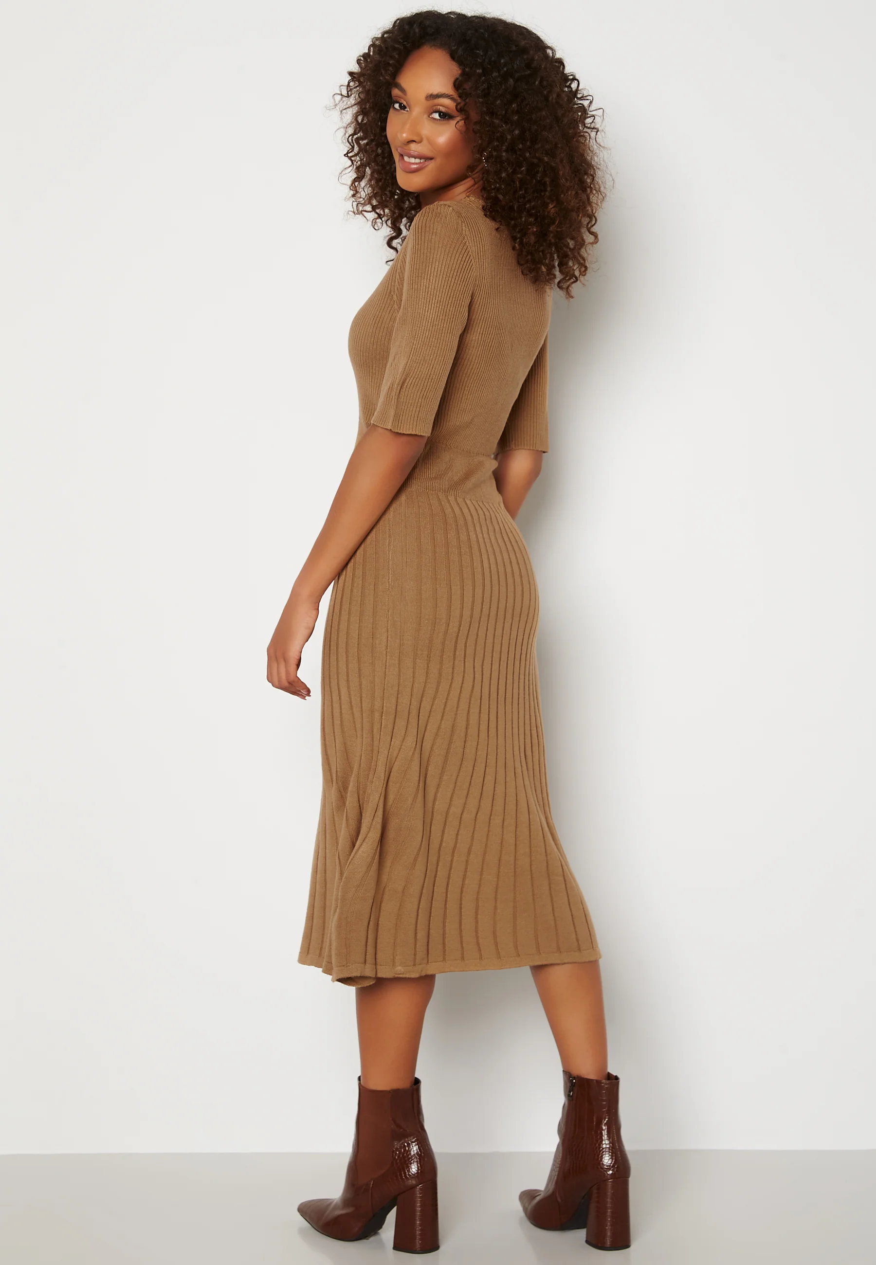 Posa 2/4 Sleeve Knit Dress - Image 2