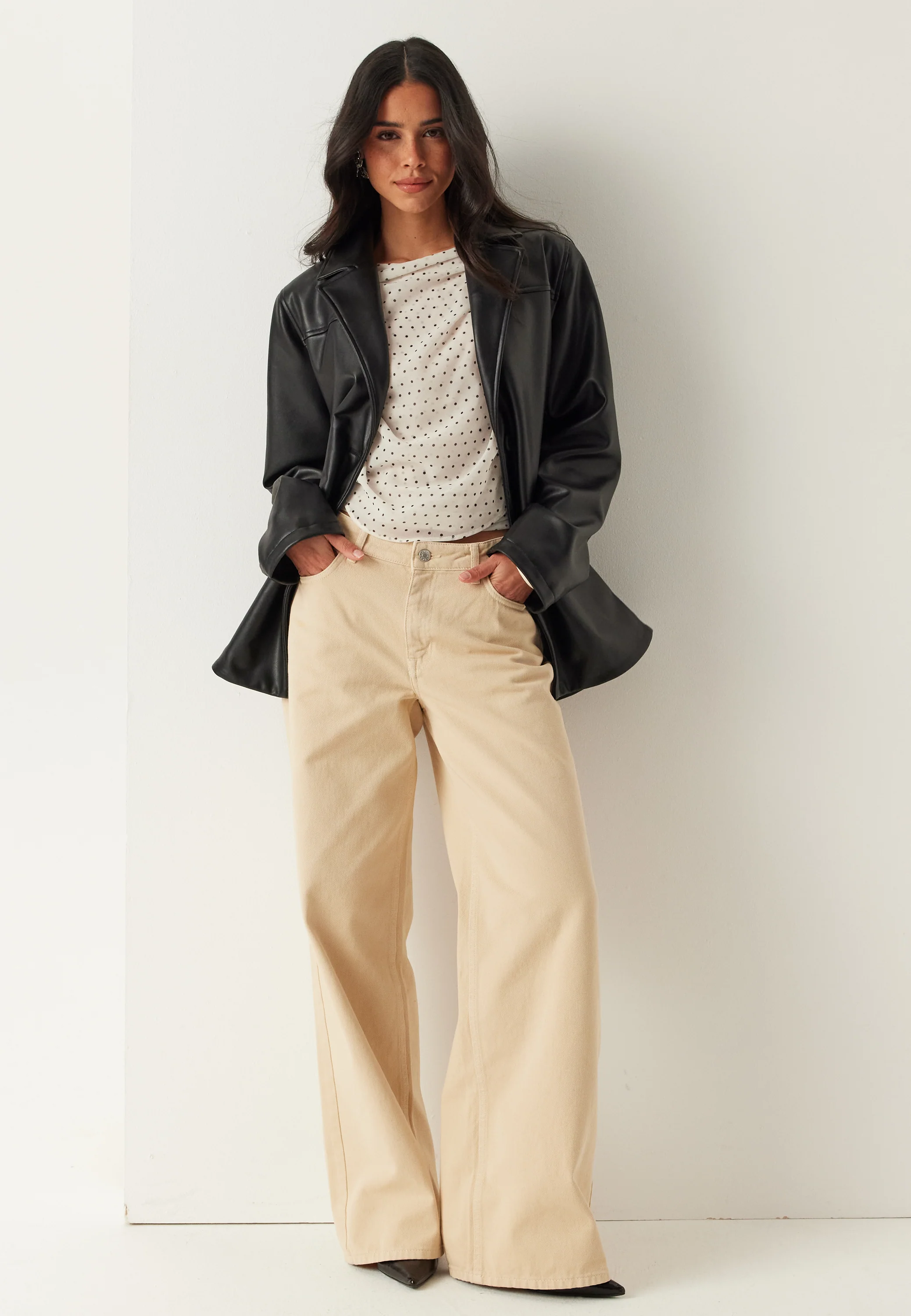 PU Blazer Jacket - Image 2