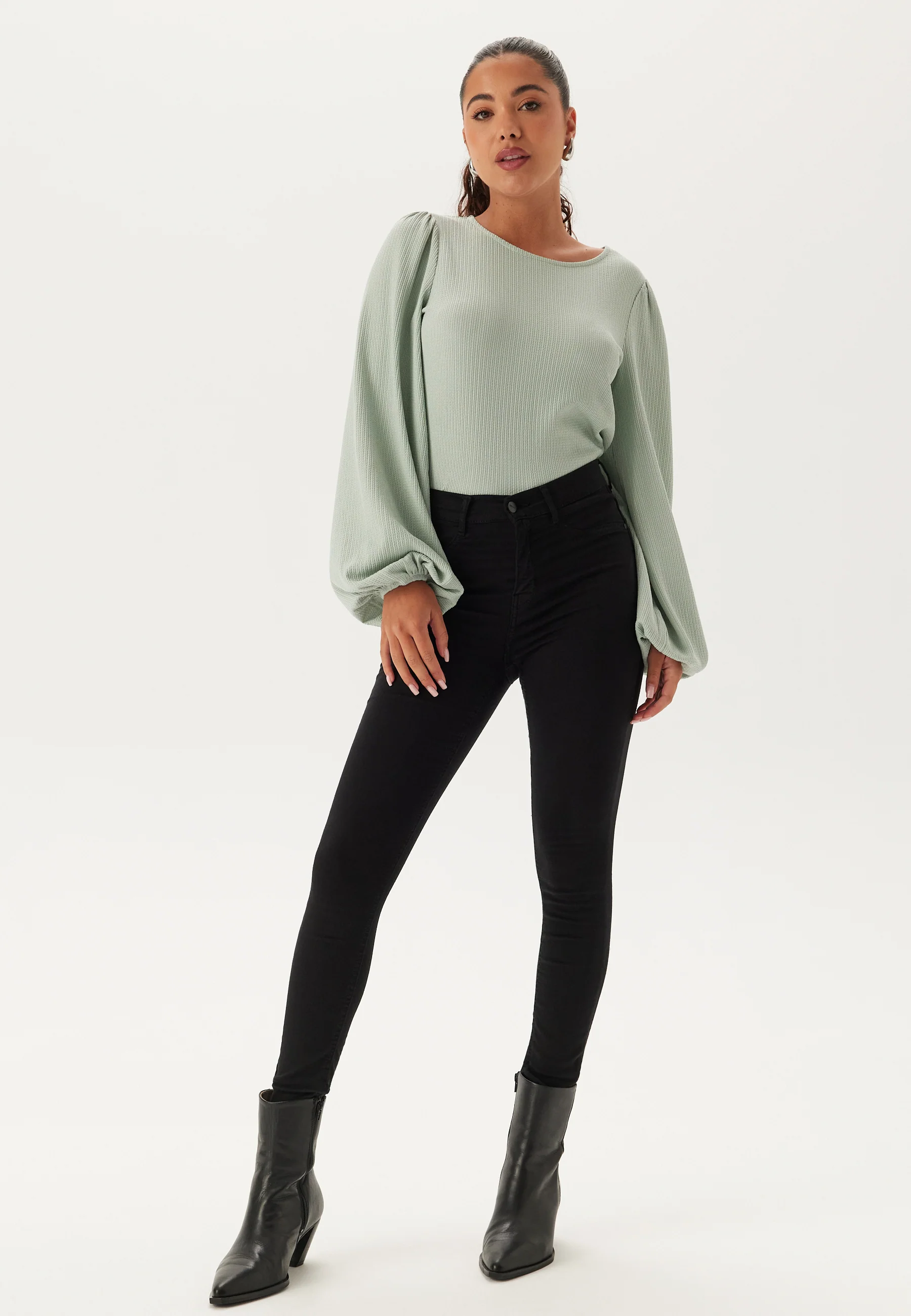 Puff Long Sleeve Blouse - Image 4