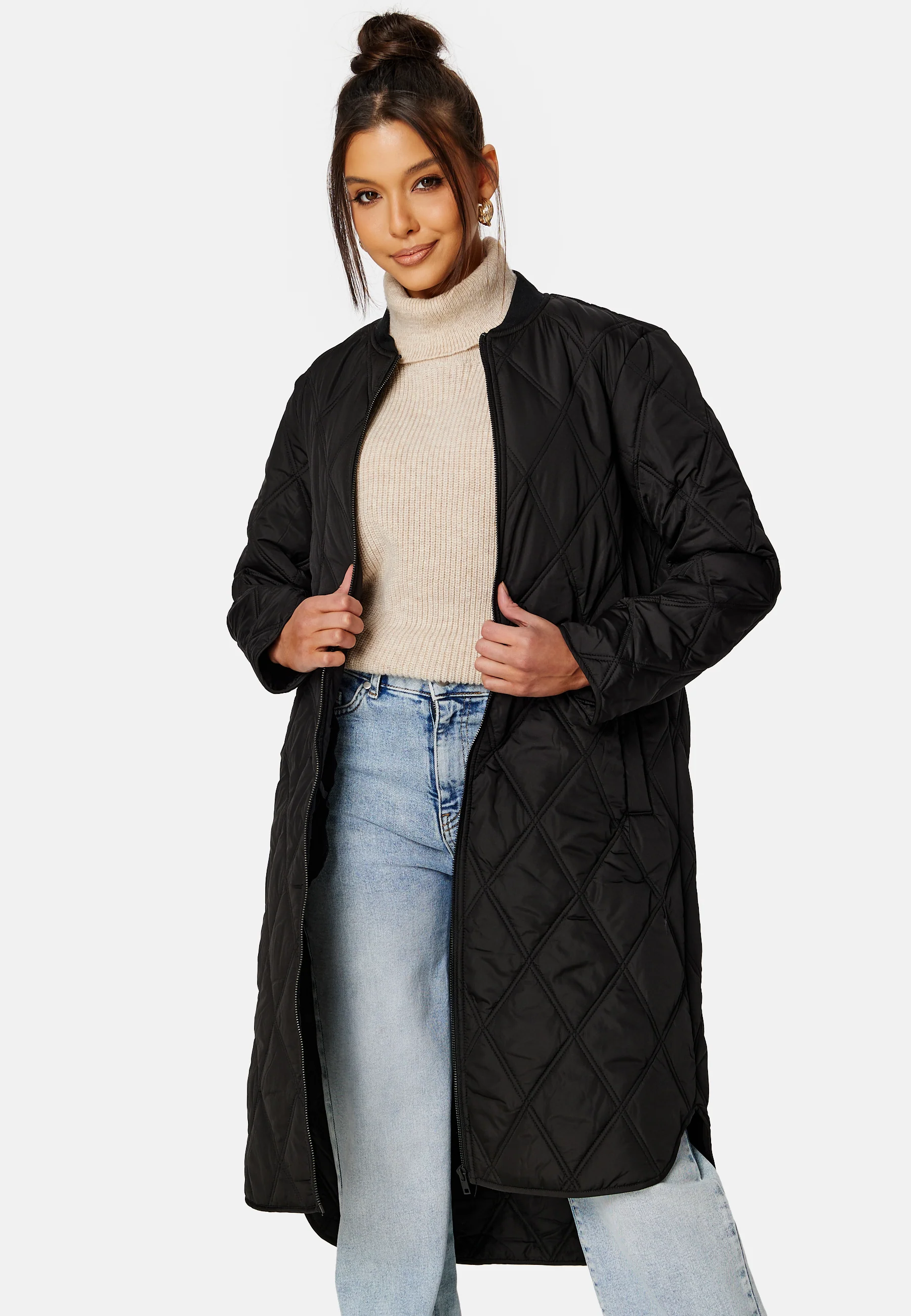 Quila New L/S Highlow Quilted - Image 3