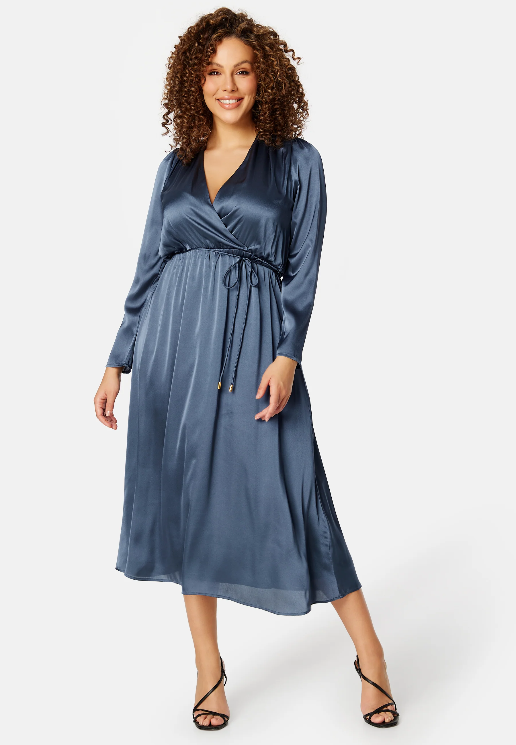 Rae Satin Dress - Image 2