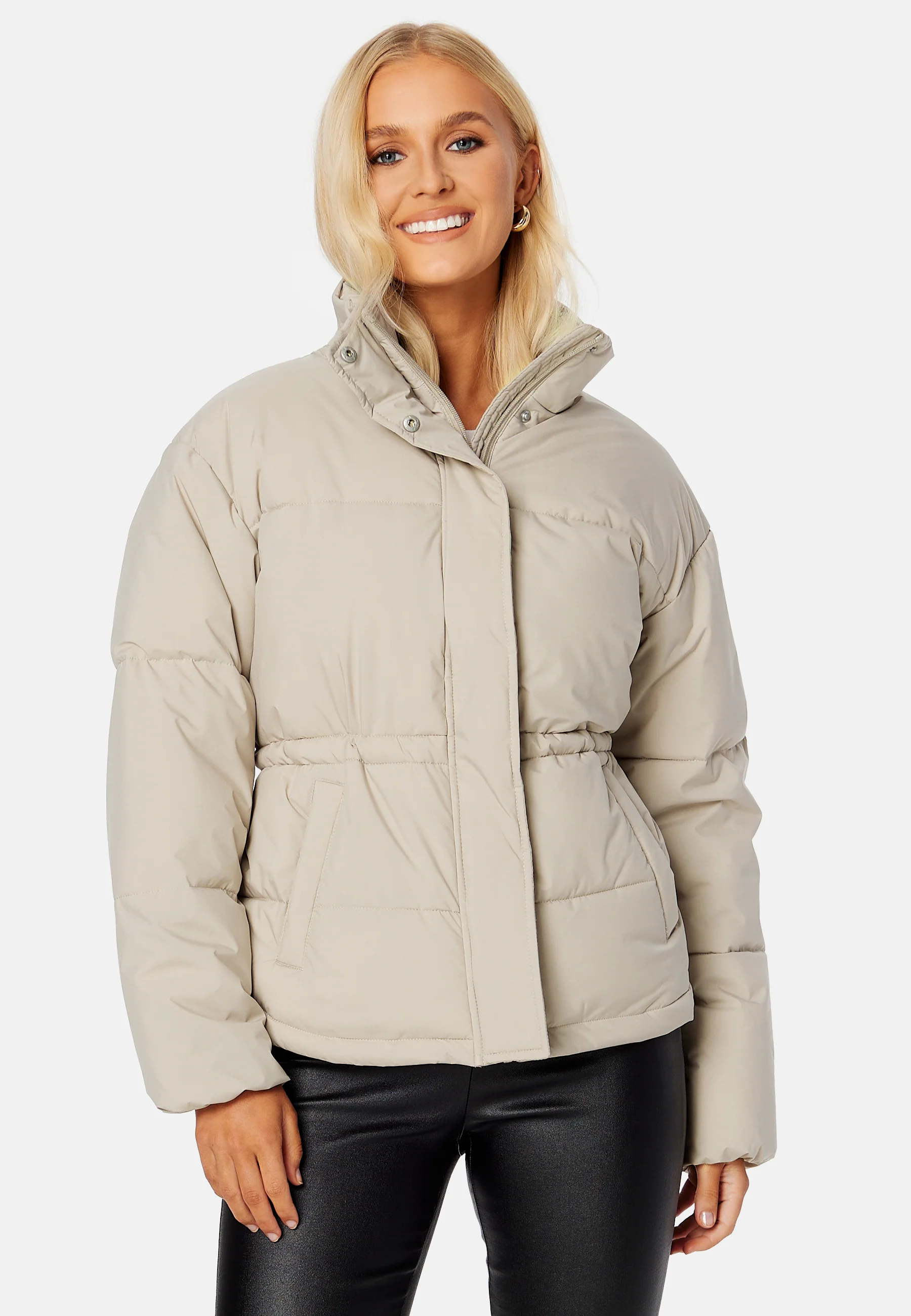 Rahima Drawstring Waist Puffer Jacket - Image 5
