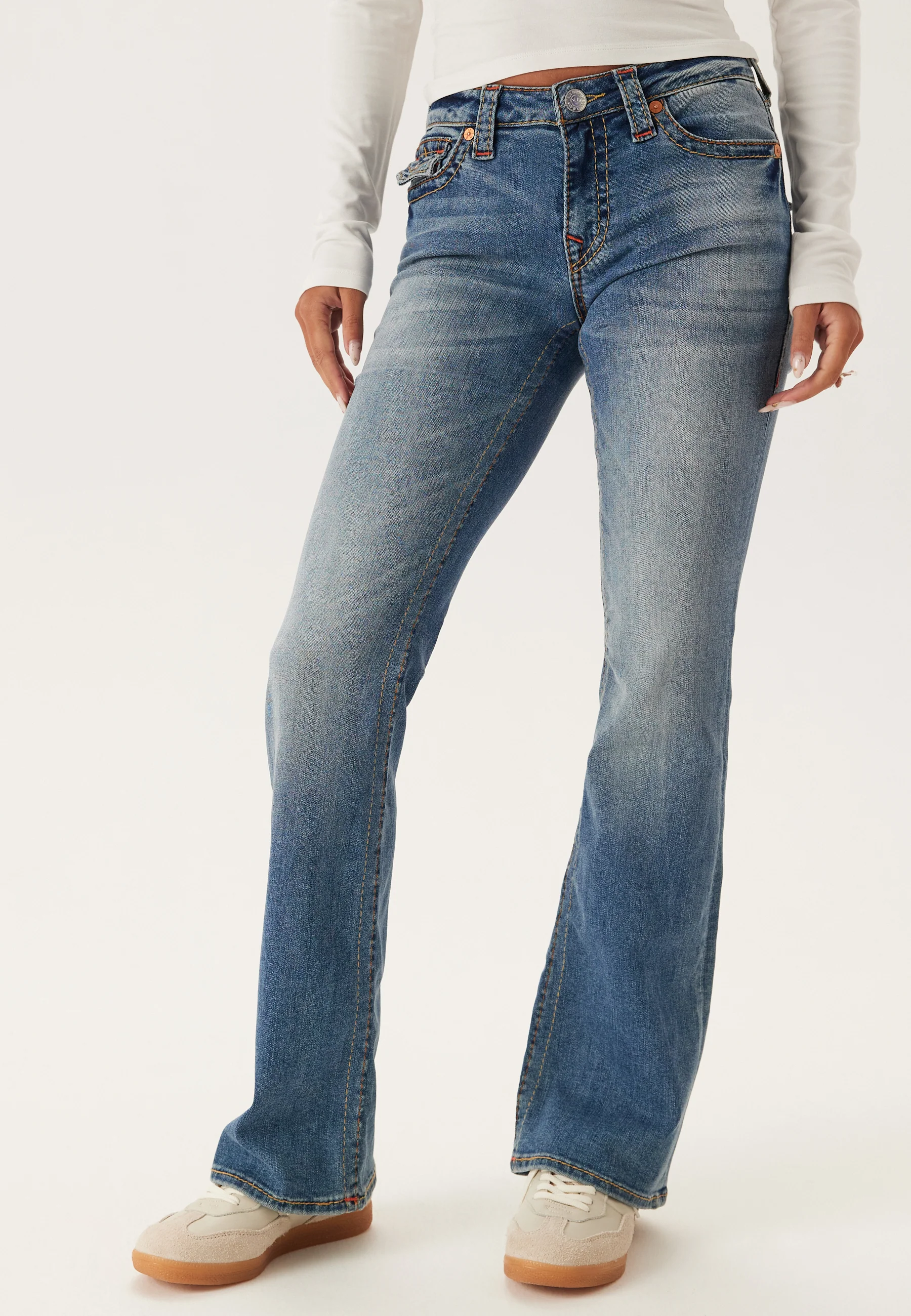 Rainbow Pkt Becca Mr Bootcut Big T - Image 2