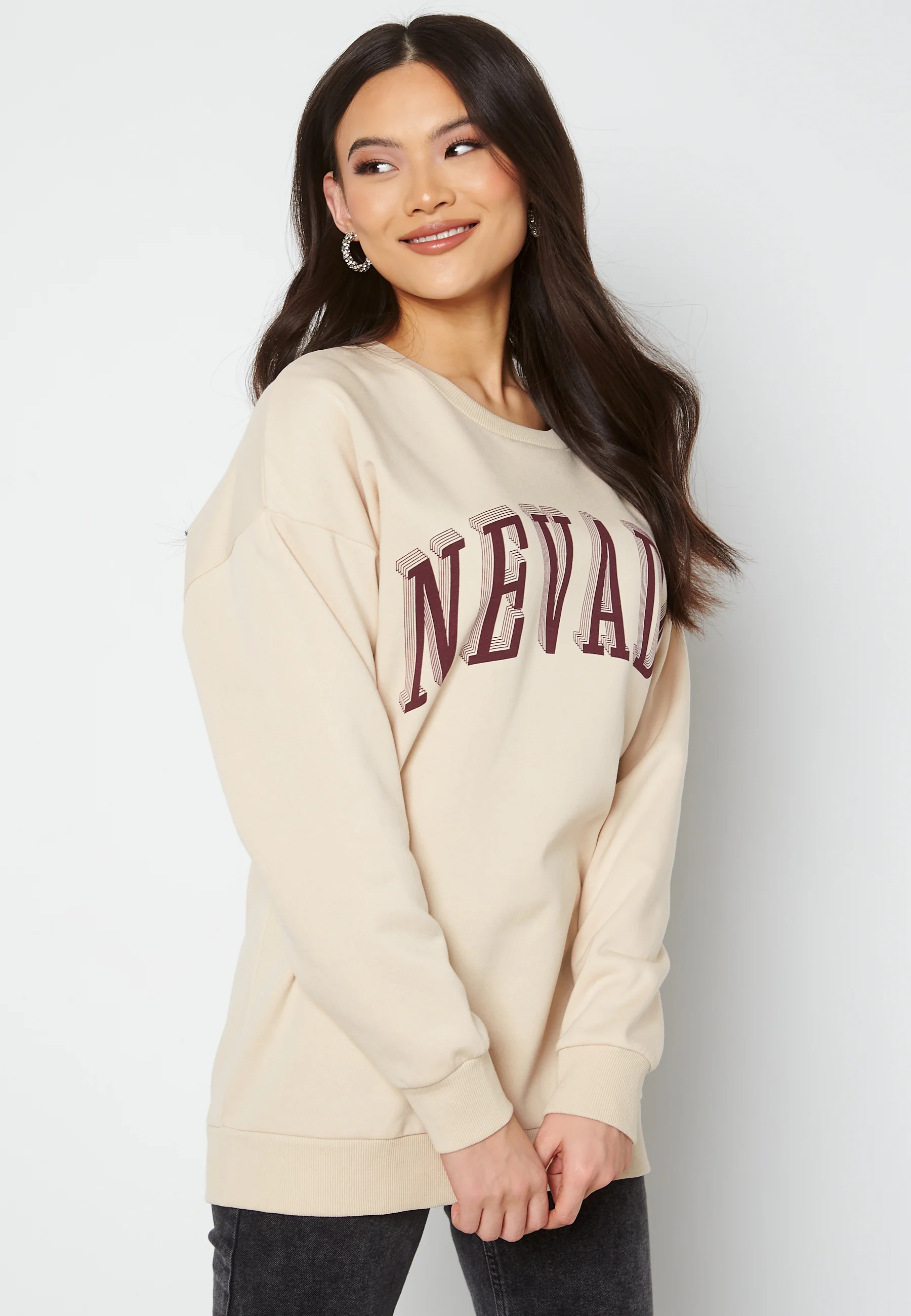 Rana L/S Long Print Sweat