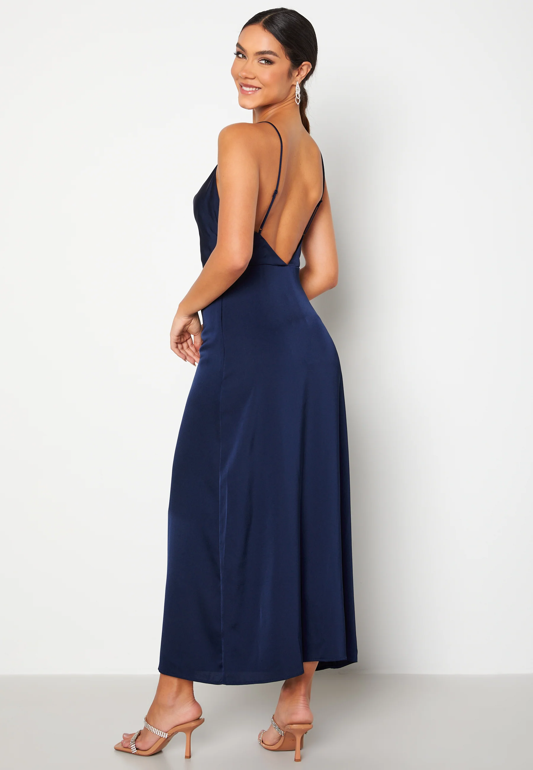 Ravenna S/L Deep Back Ankle Dress - Image 2