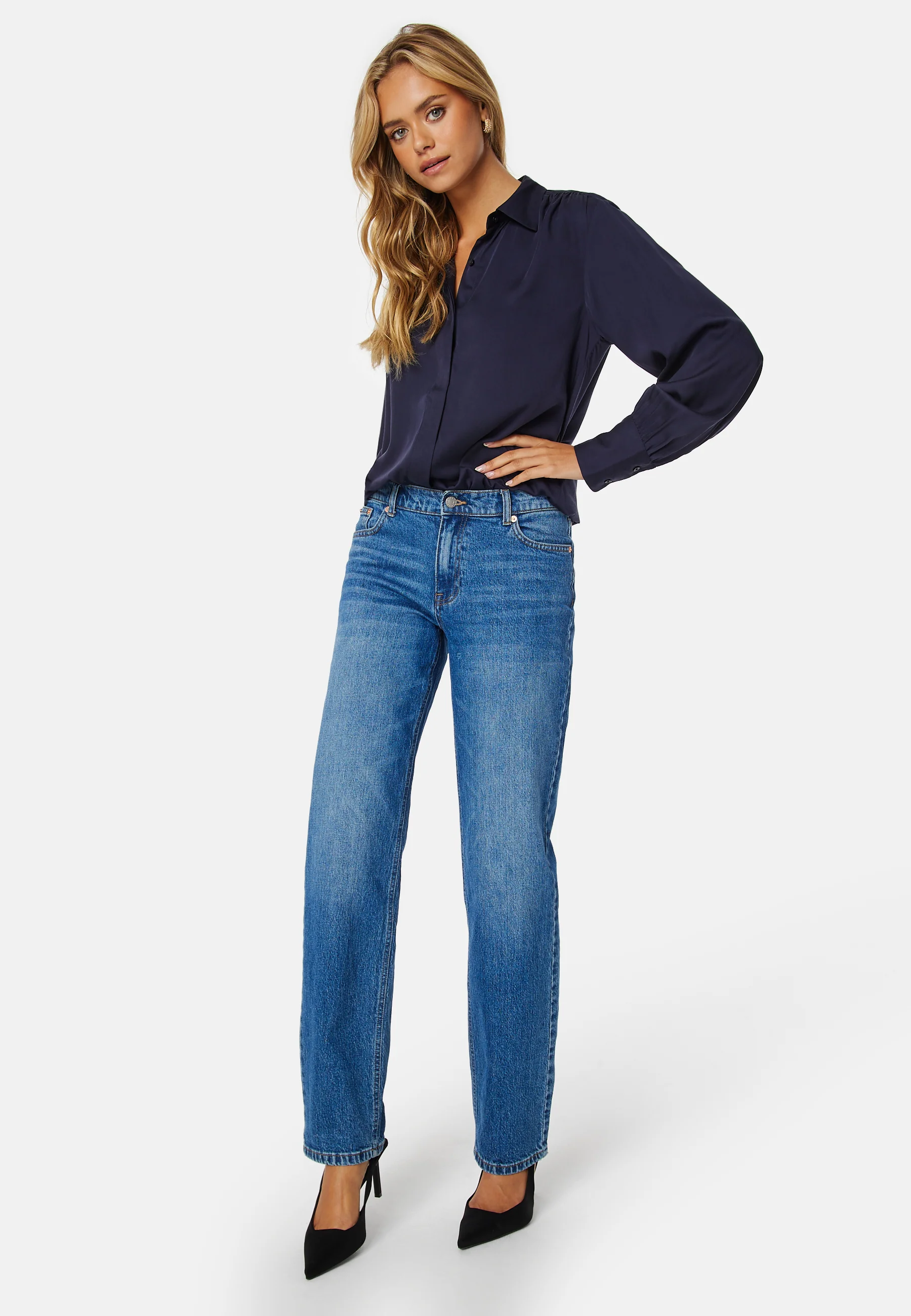 Regular Satin Shirt - Image 3
