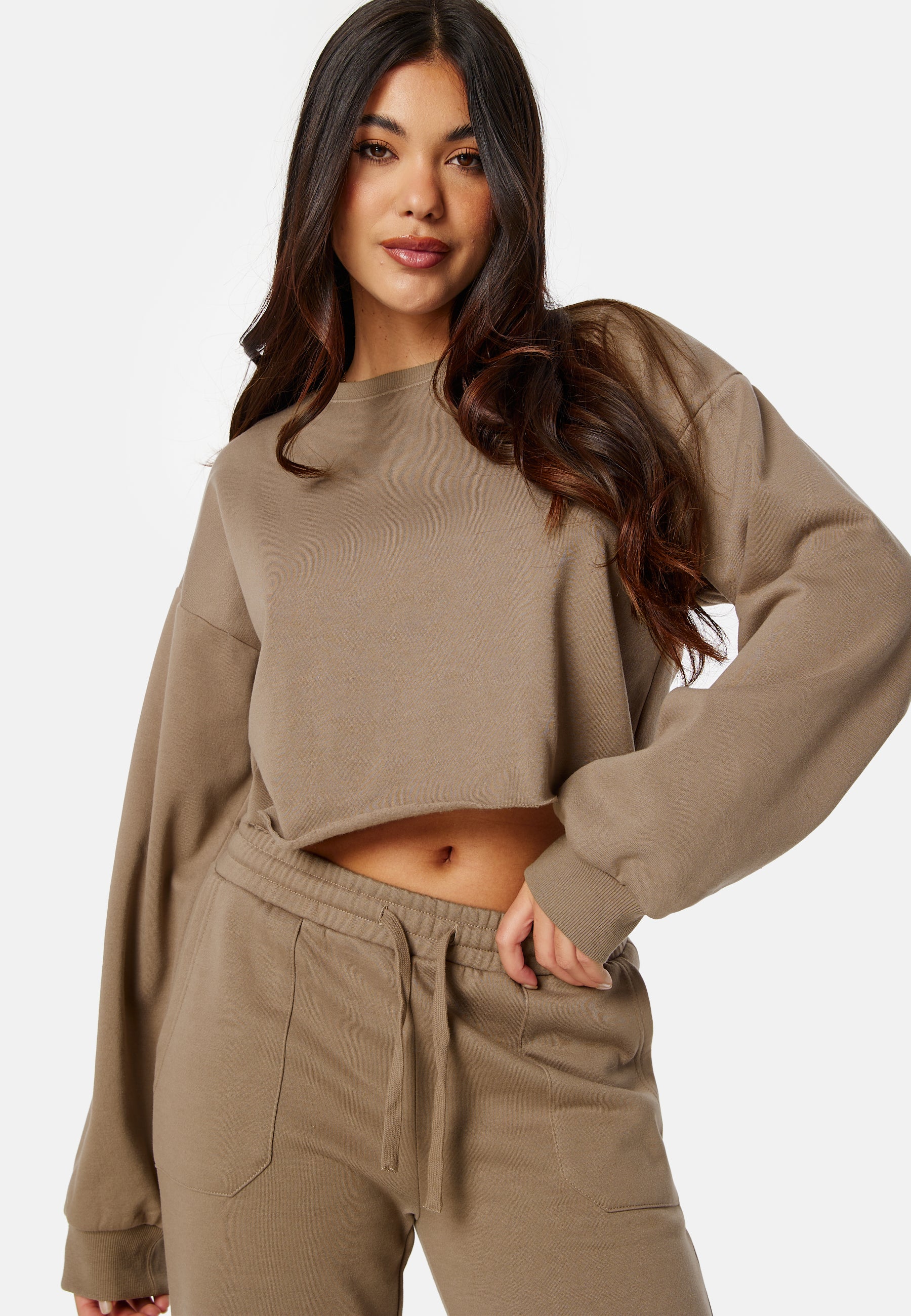 Relaxed Cropped Sweater - Image 2
