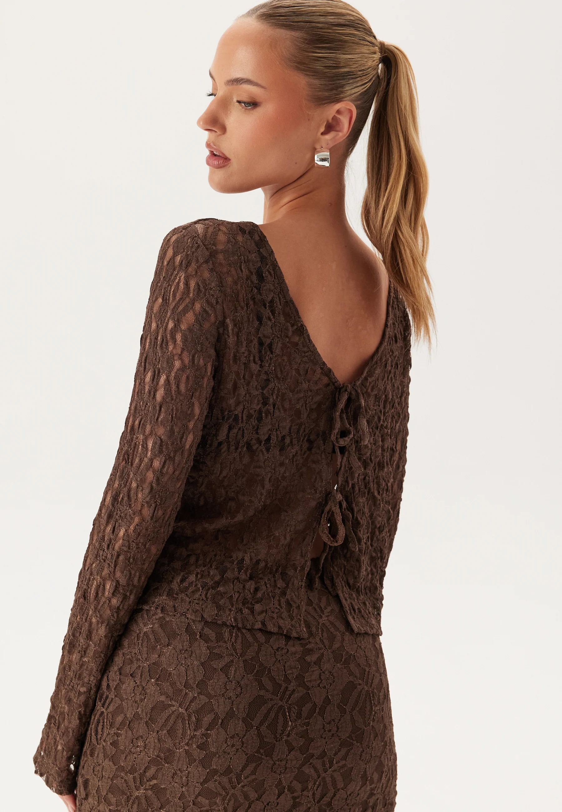Reversible Lace Cardigan - Image 3