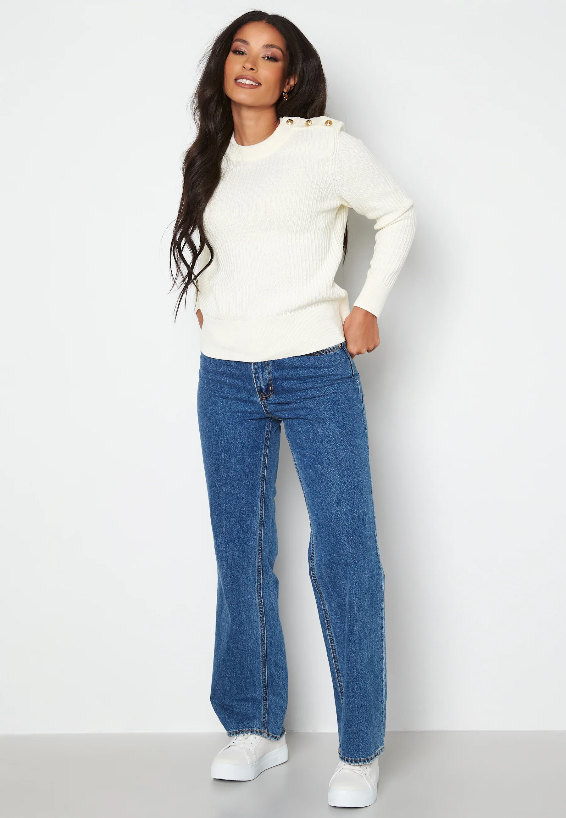 Rib Pique C-Neck - Image 2