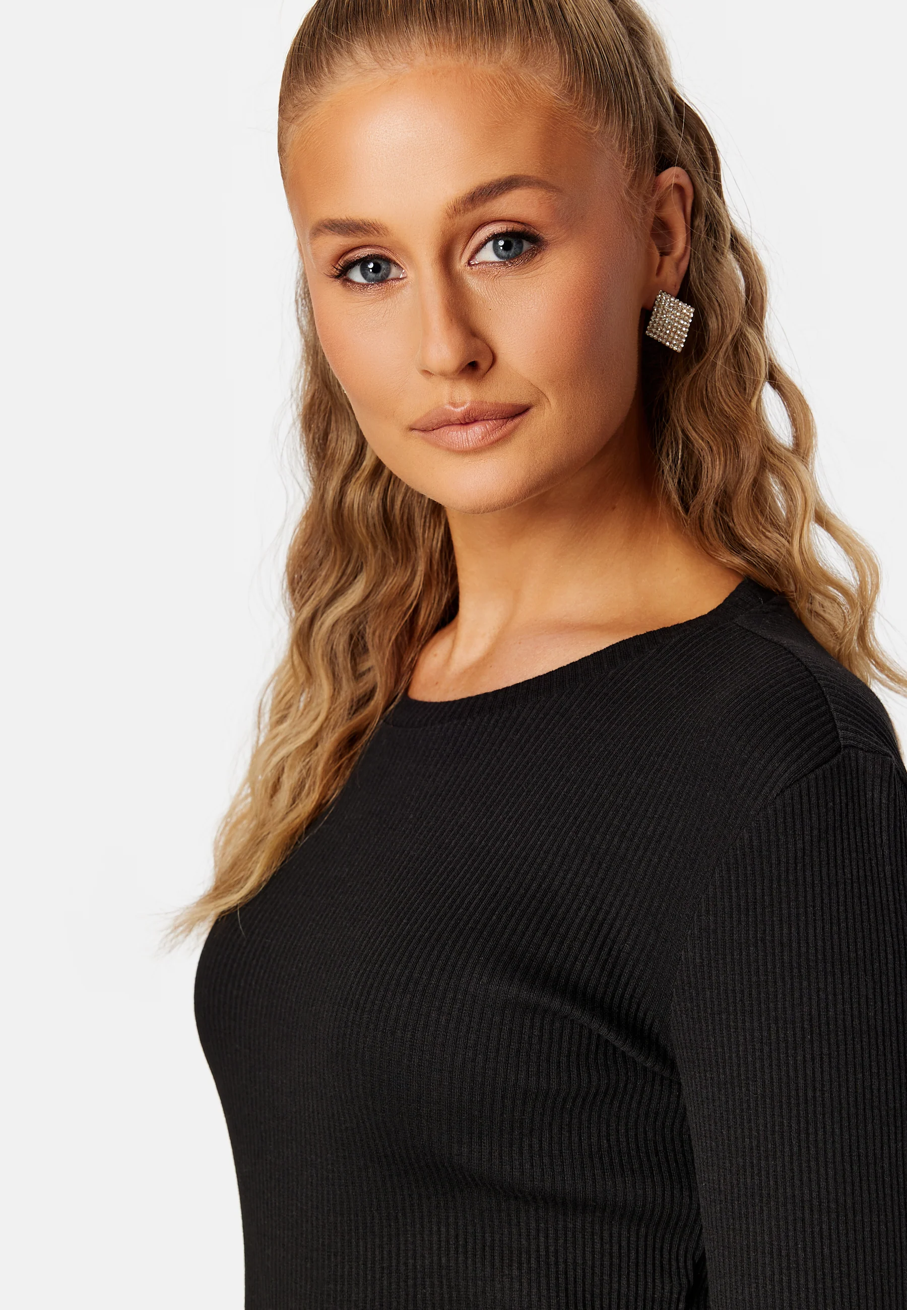Ribena L/S Slit Midi Dress - Image 4