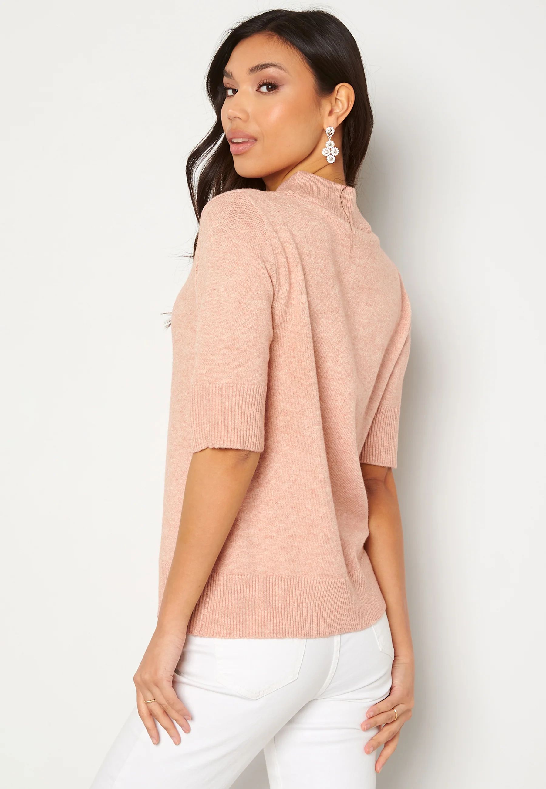 Ril Crew Neck 2/4 Knit Top - Image 4