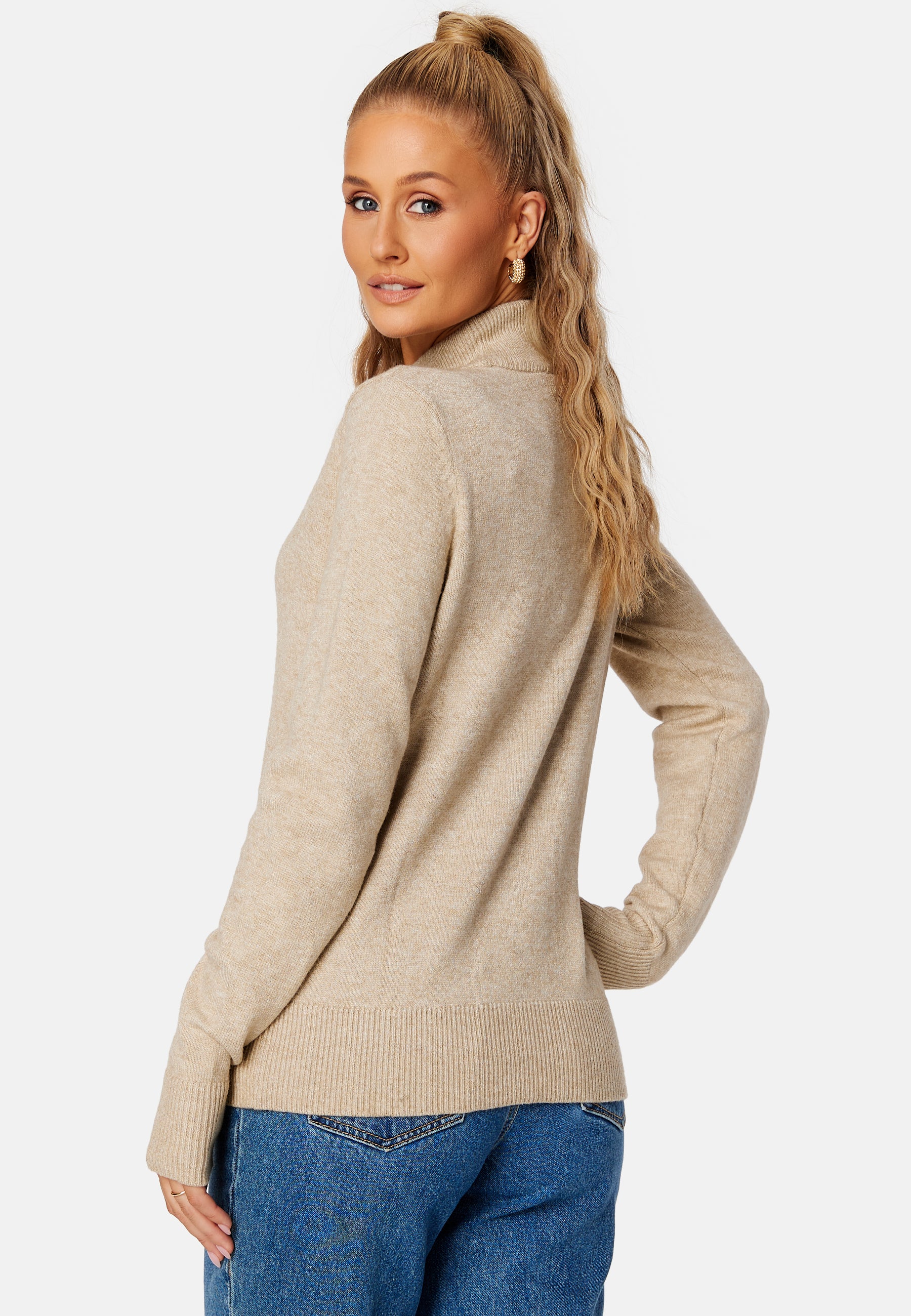 Ril Crewneck L/S Knit Top - Image 3