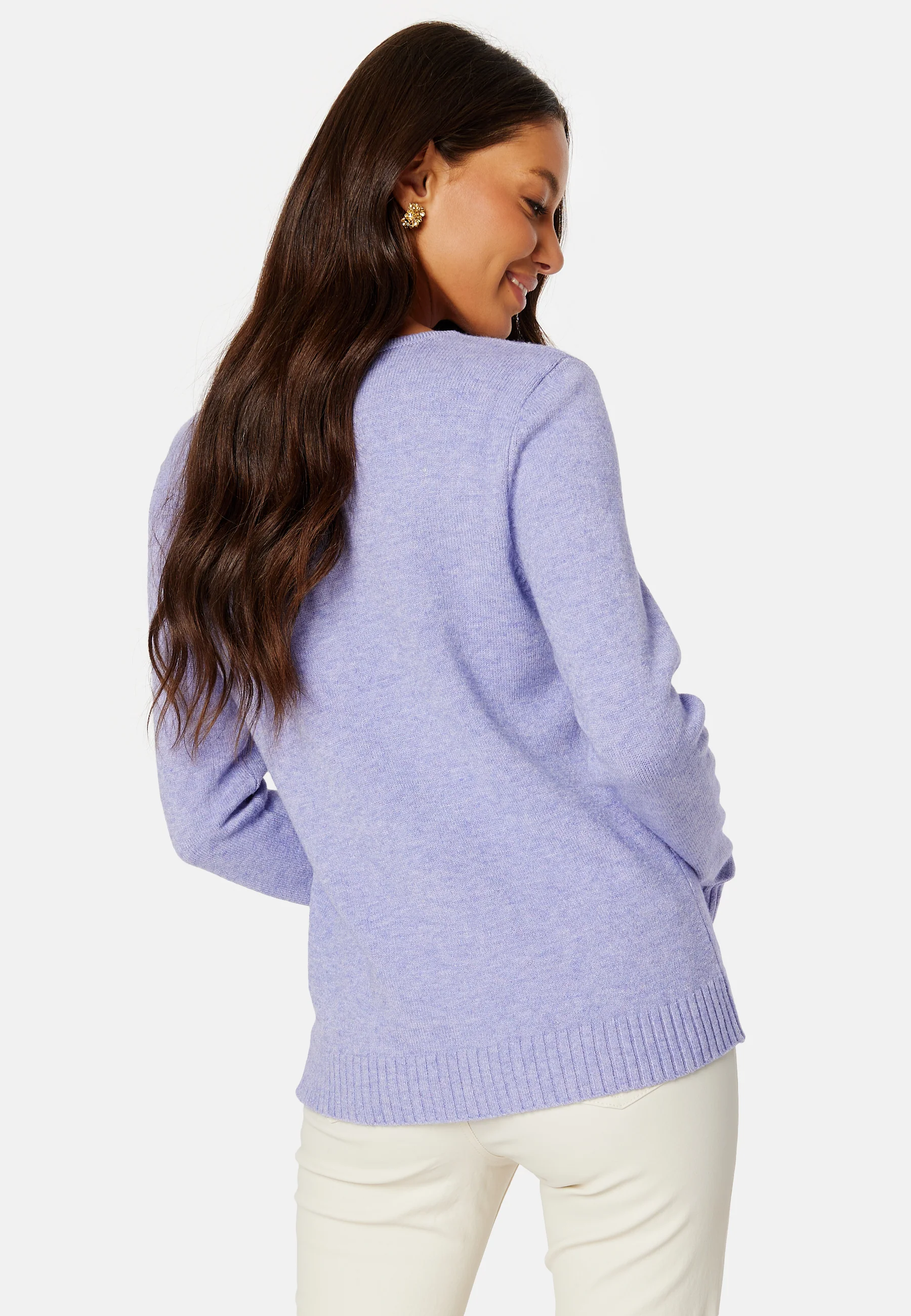 Ril L/S V-neck Knit Top - Image 3