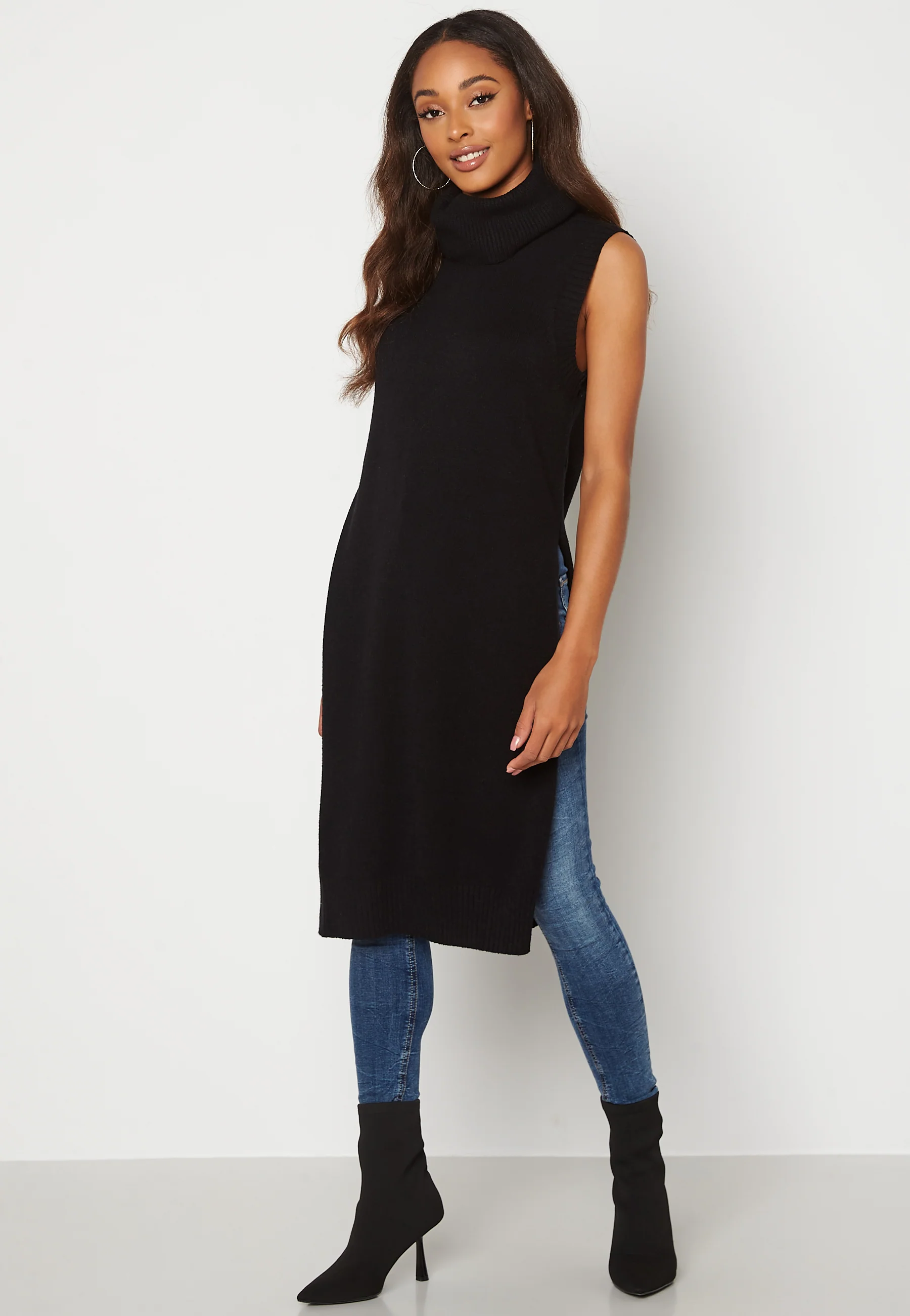 Ril Long S/L Knit Vest