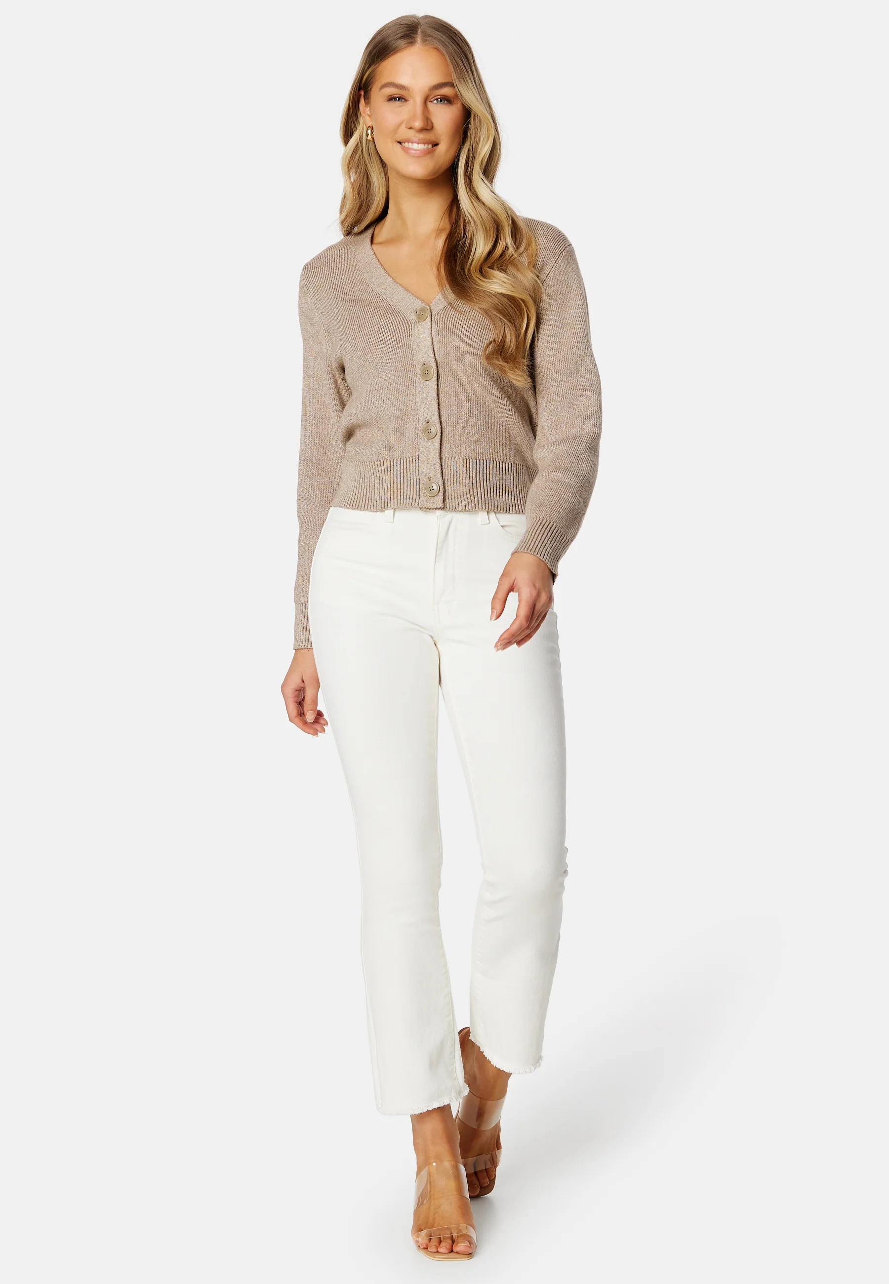 Ril Multi Short L/S Knit Cardigan - Image 2