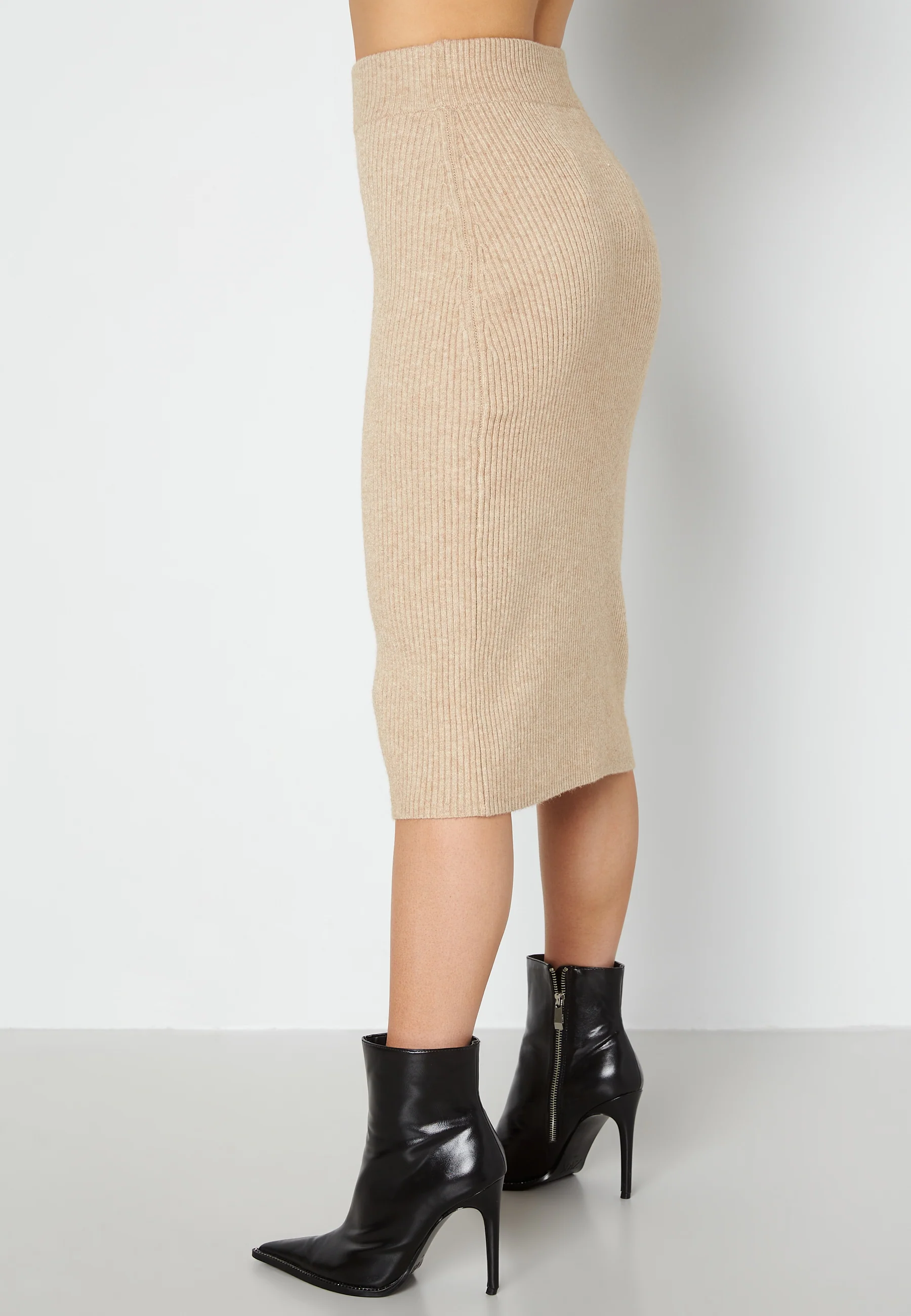 Ril Pencil HW Knit Skirt - Image 3