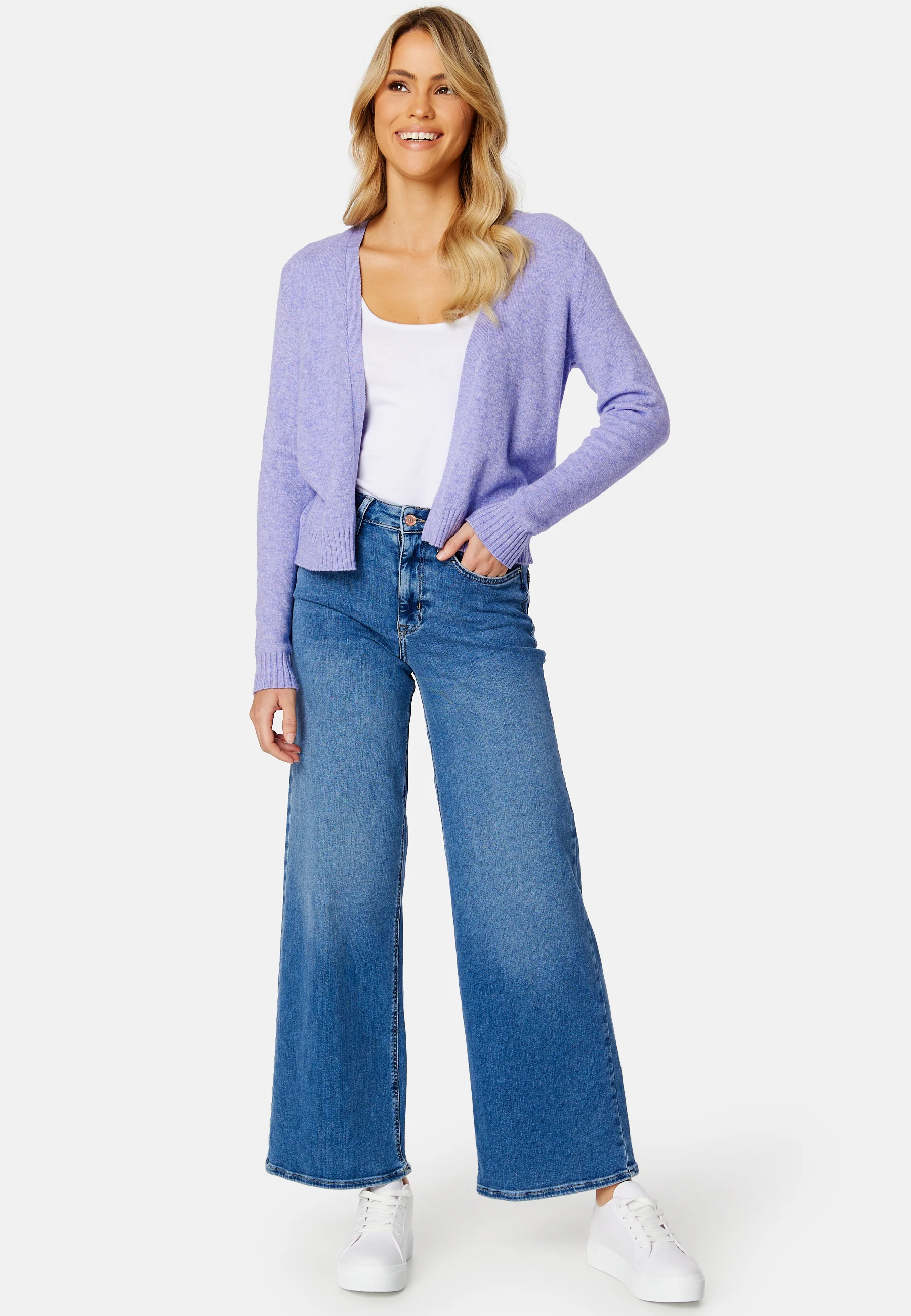 Ril Short L/S Knit Cardigan - Image 2