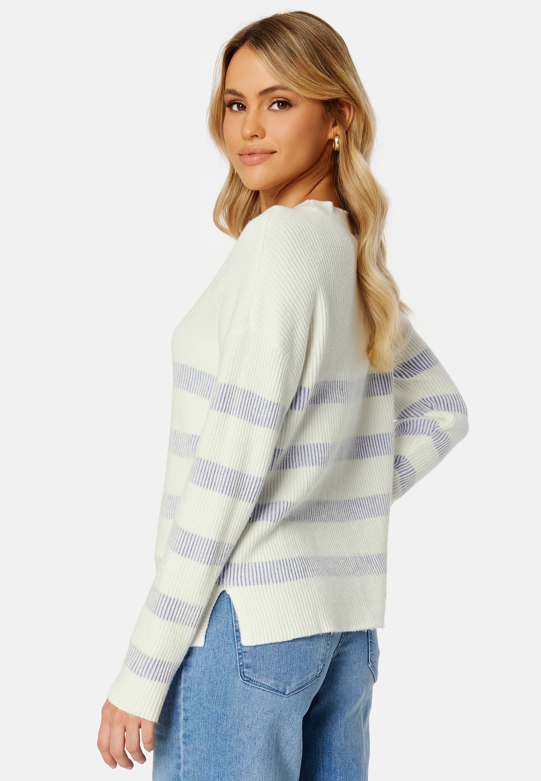 Ril Stripe L/S Knit Top - Image 5