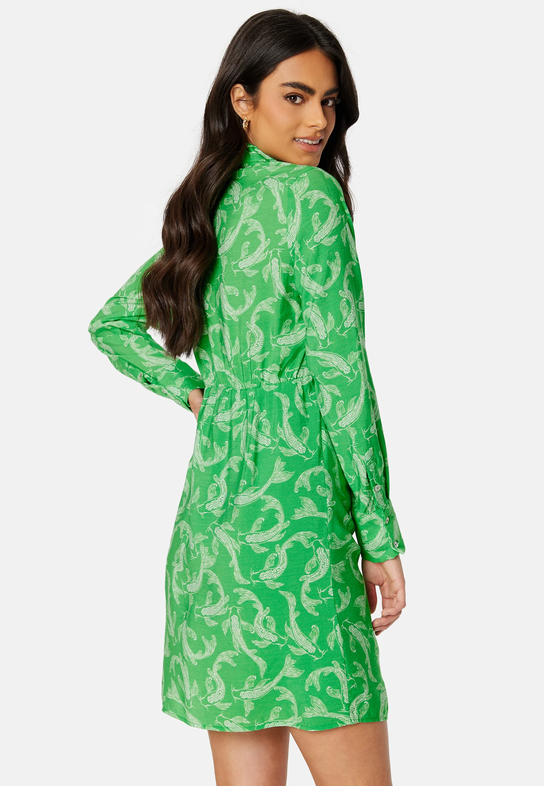 Rio L/S Wrap Dress - Image 4