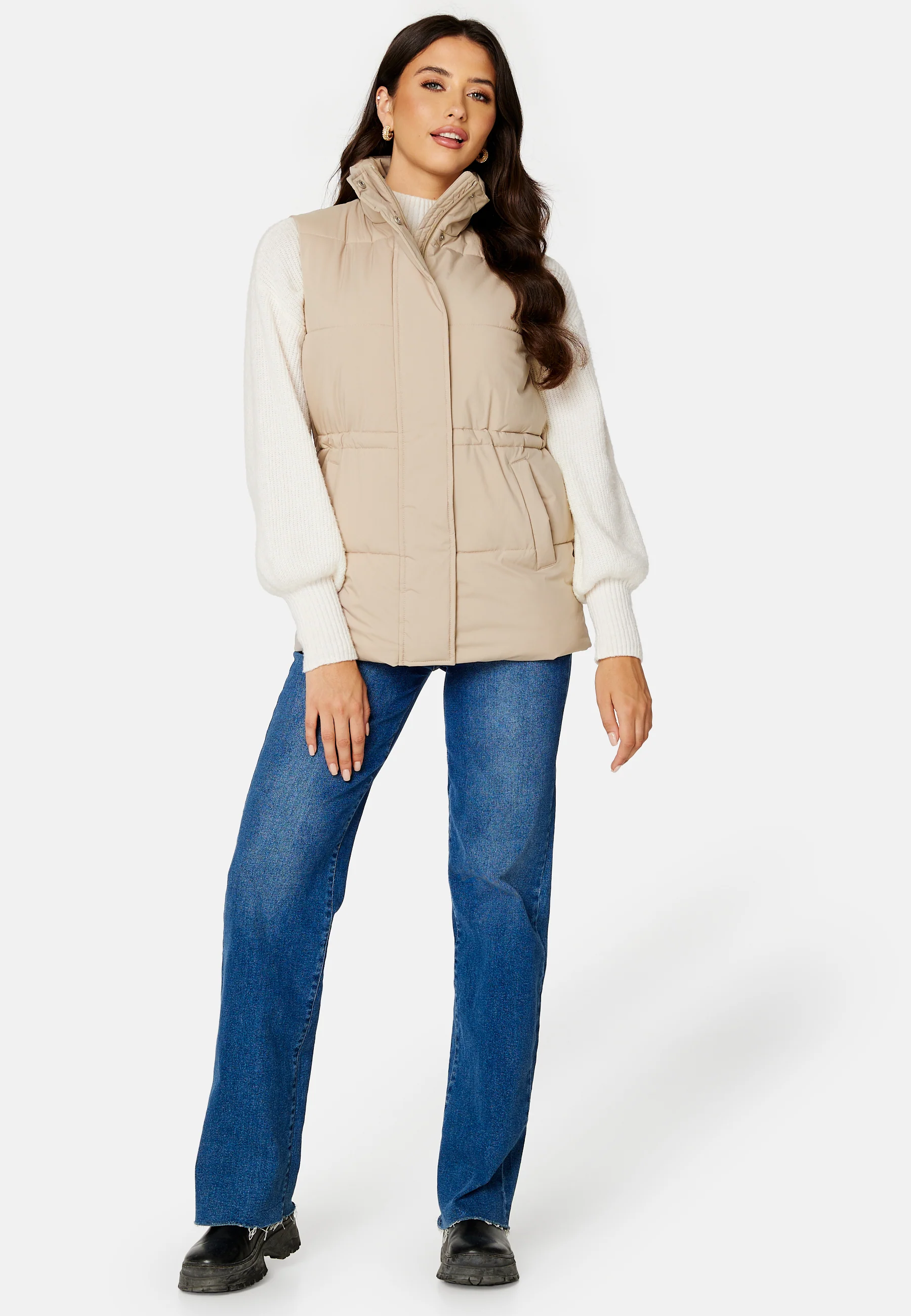 Rishi Drawstring Puffer Vest - Image 3