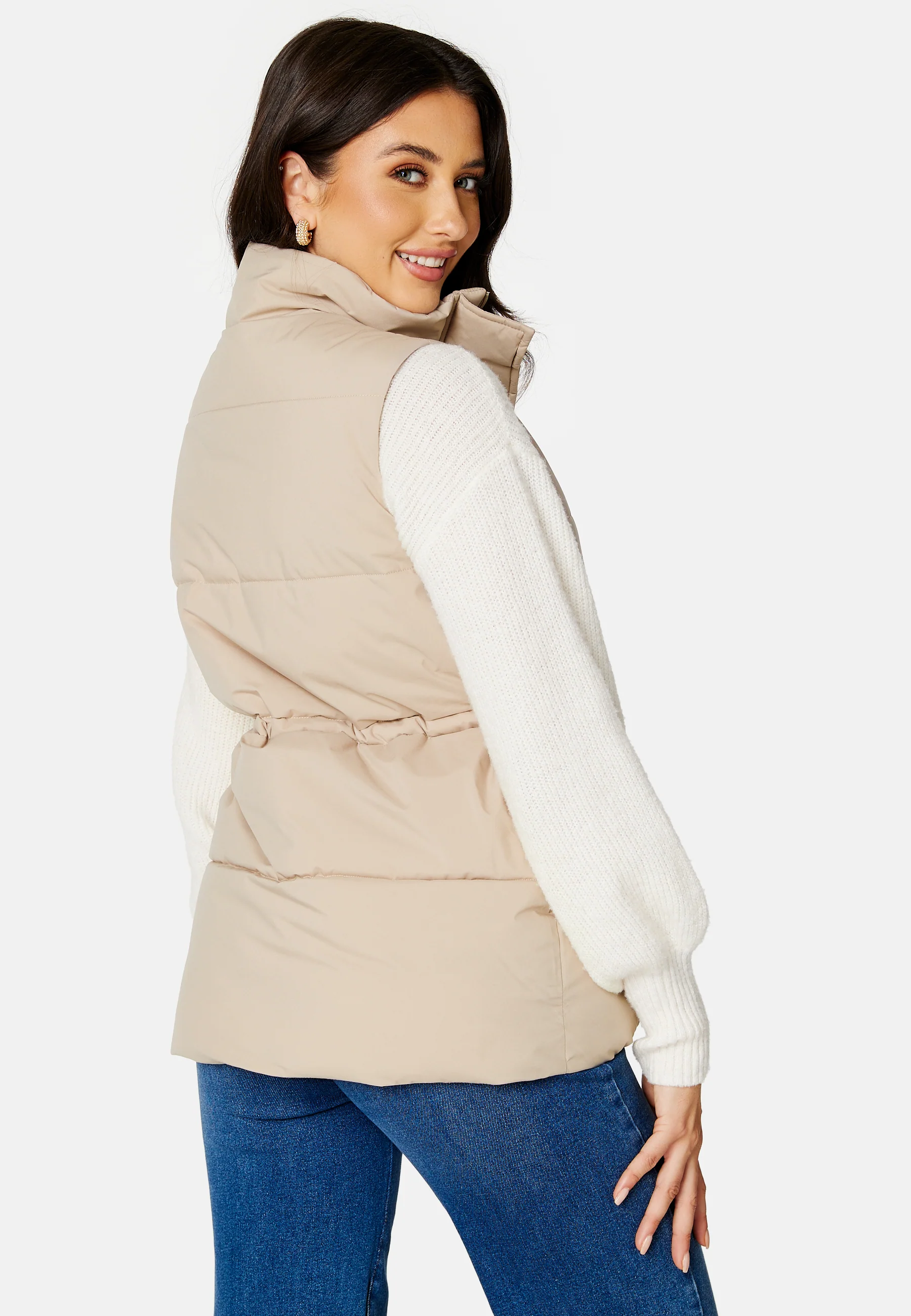 Rishi Drawstring Puffer Vest - Image 4