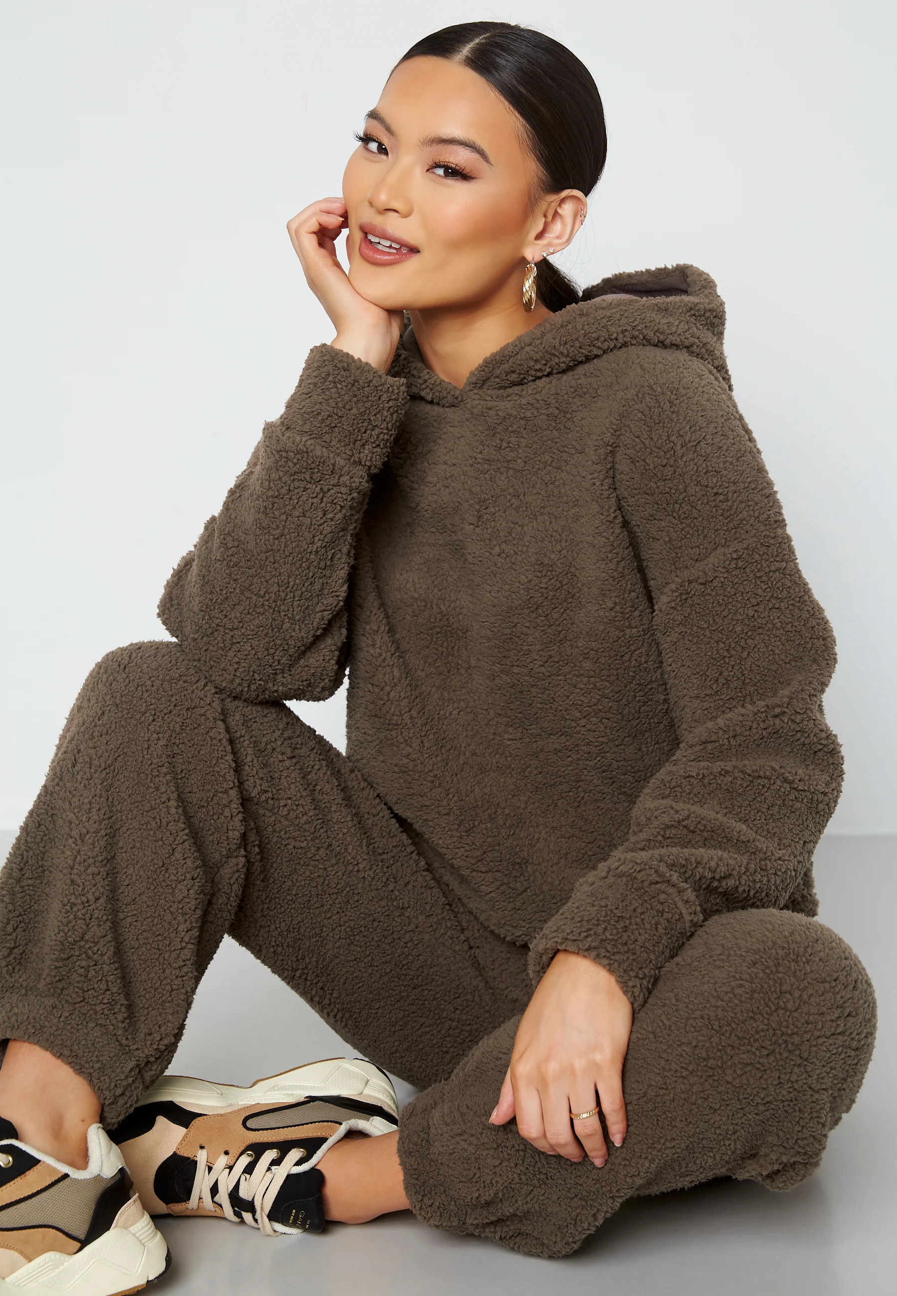 Robyn L/S Teddy Hood