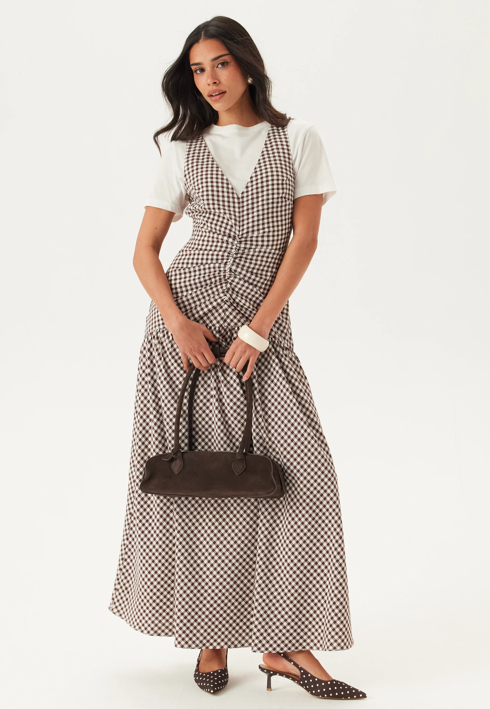 Ruched Front Ankle Dress - Image 5