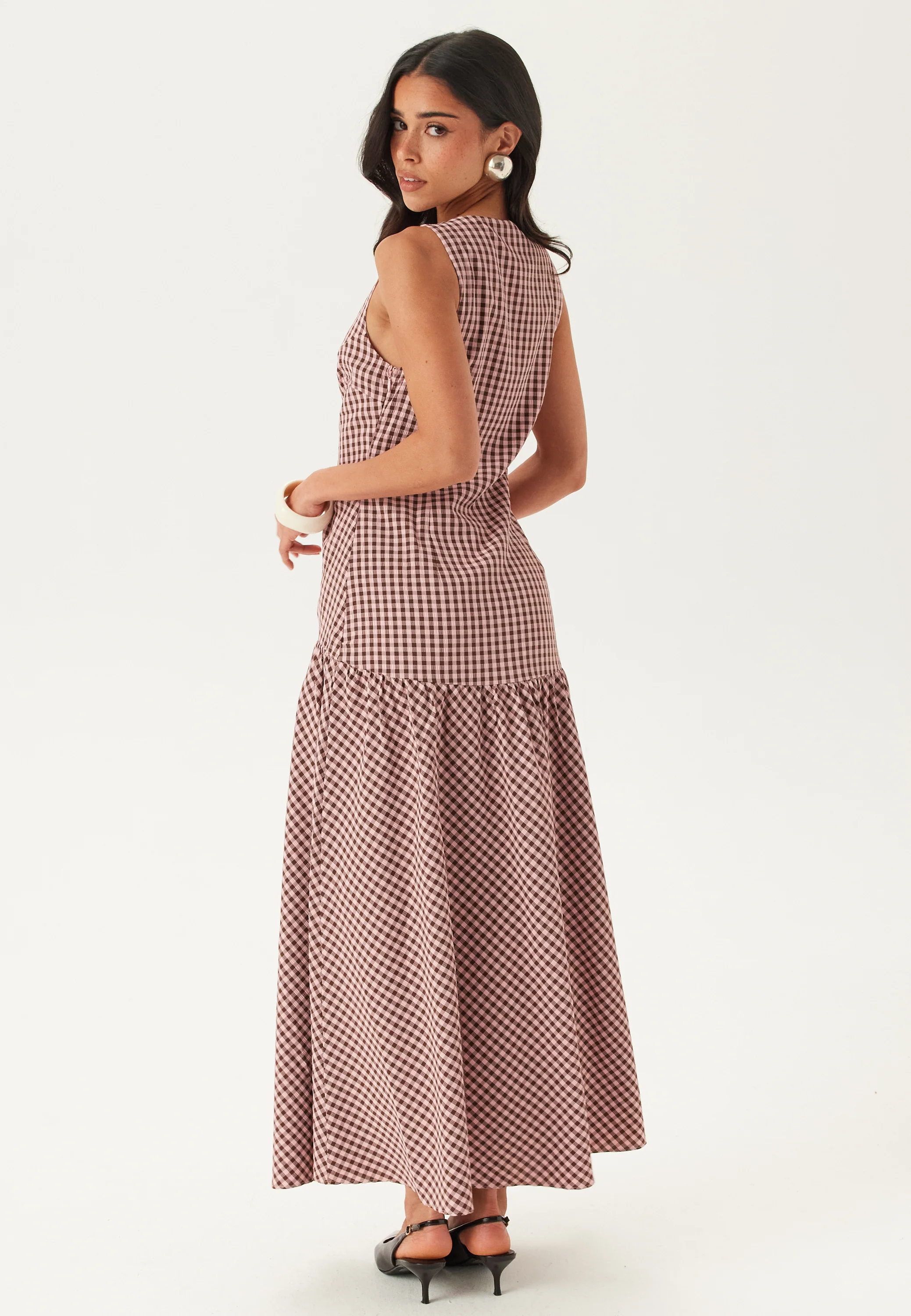 Ruched Front Ankle Dress - Image 3