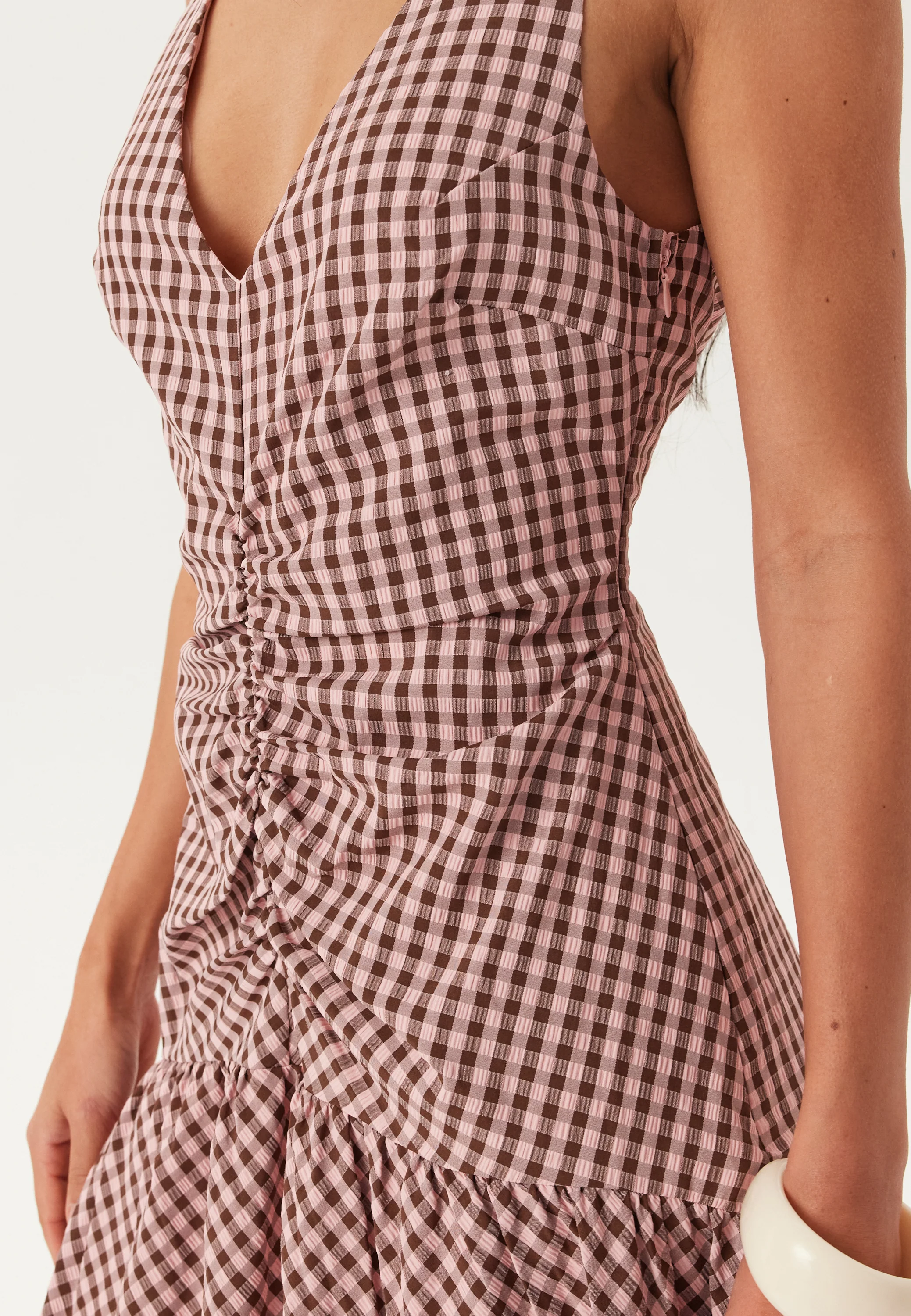 Ruched Front Ankle Dress - Image 5