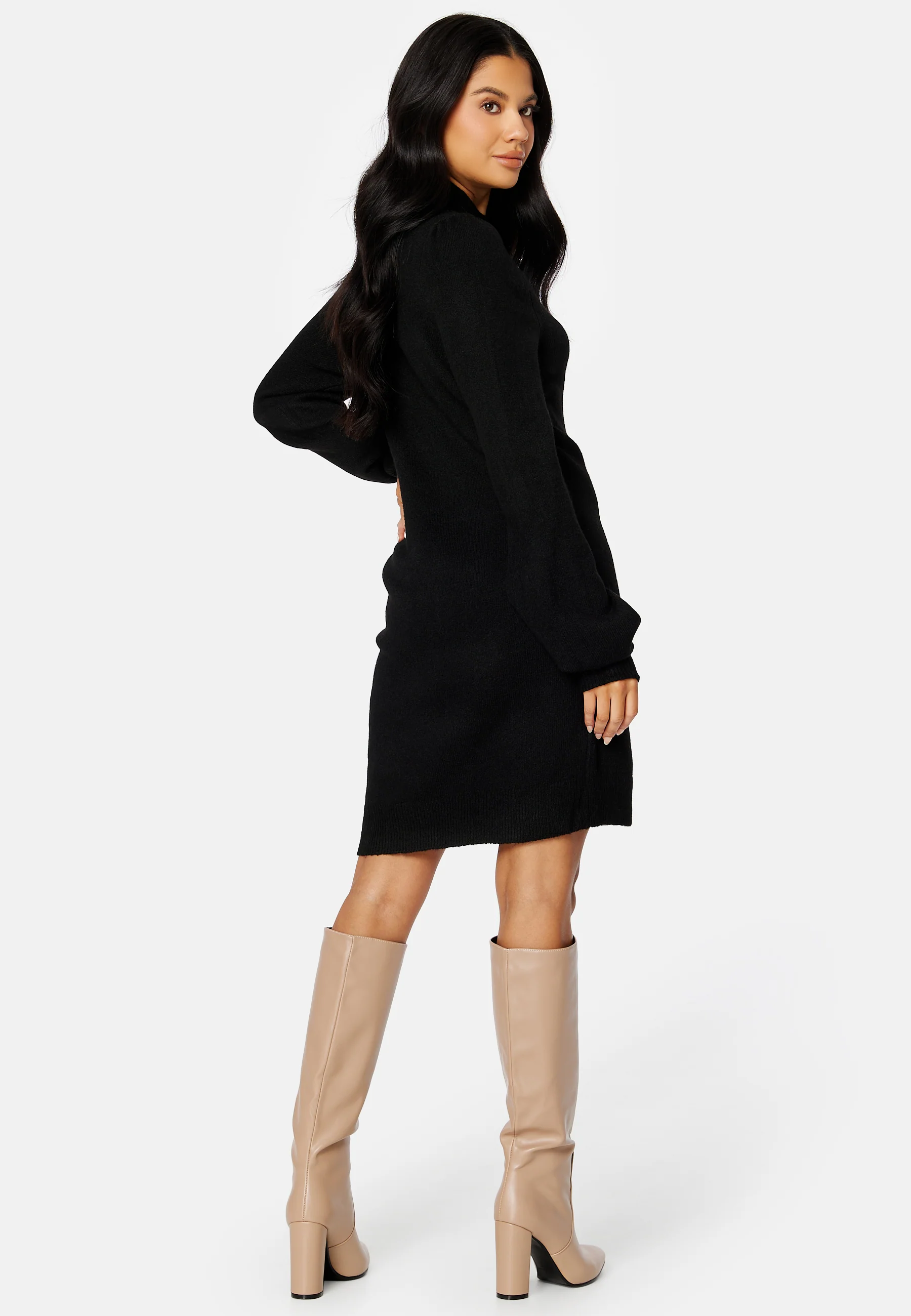 Rue L/S High Neck Dress - Image 3