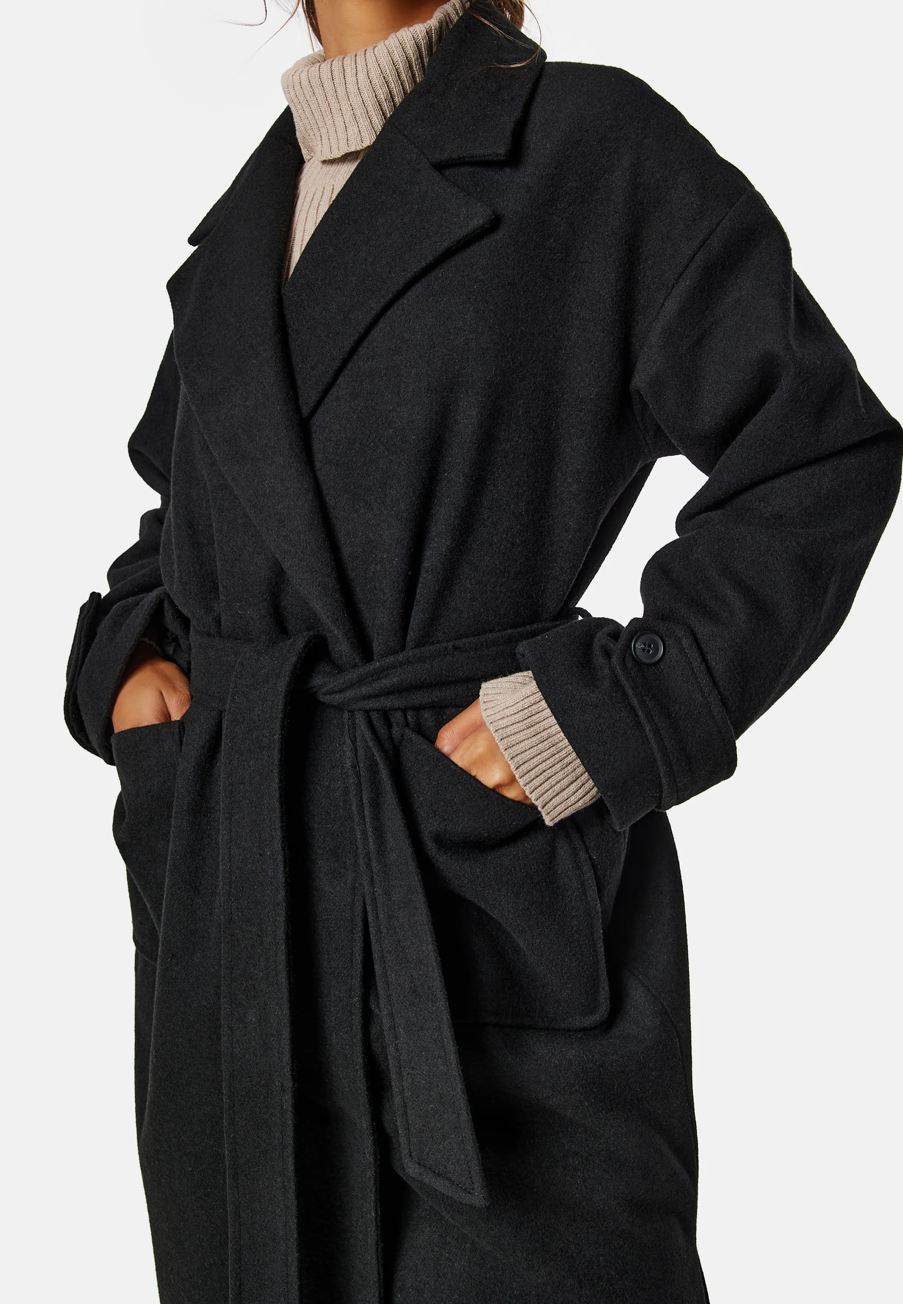 Rue Oversized Wool Blend Coat - Image 5