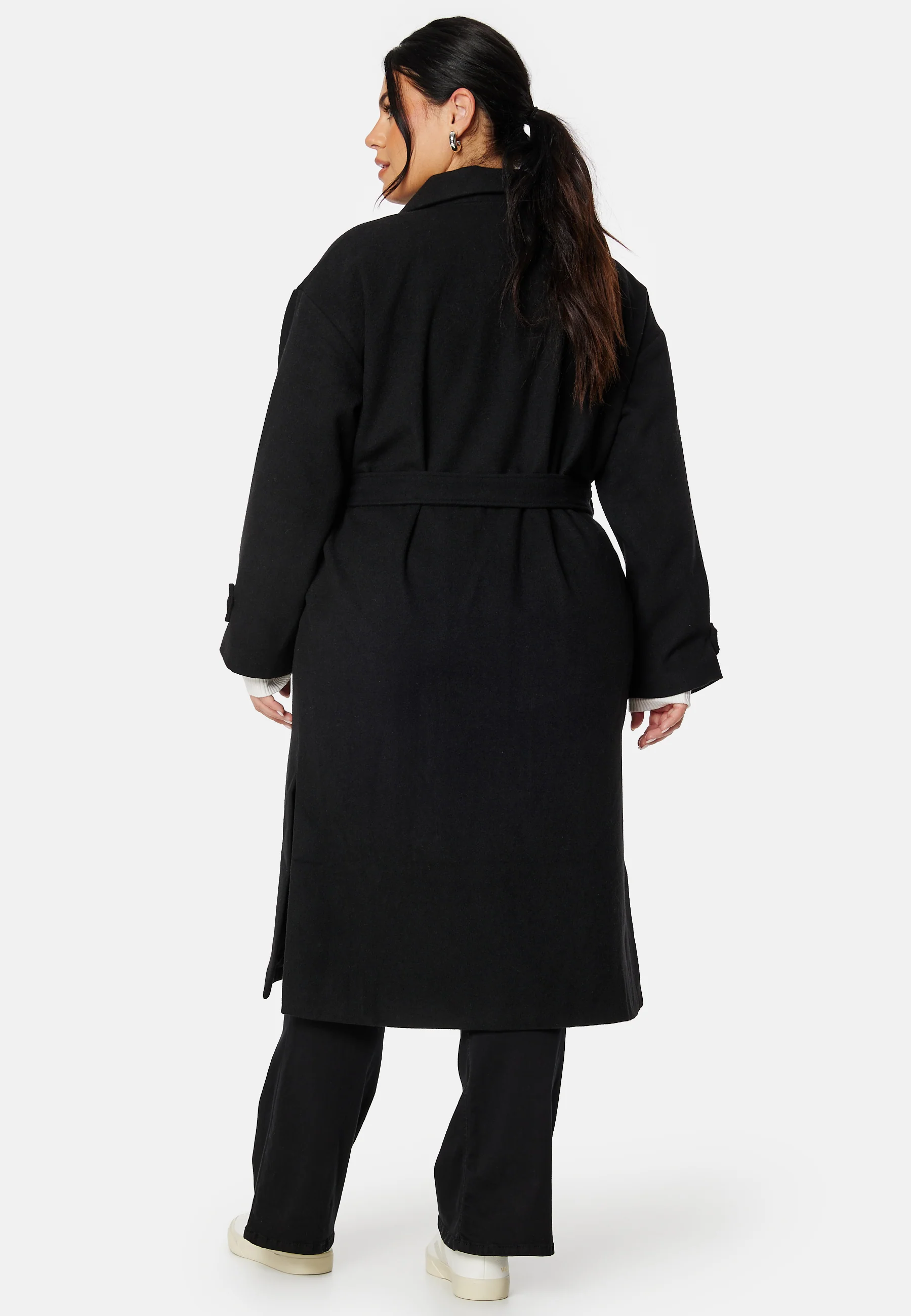 Rue Oversized Wool Blend Coat - Image 8