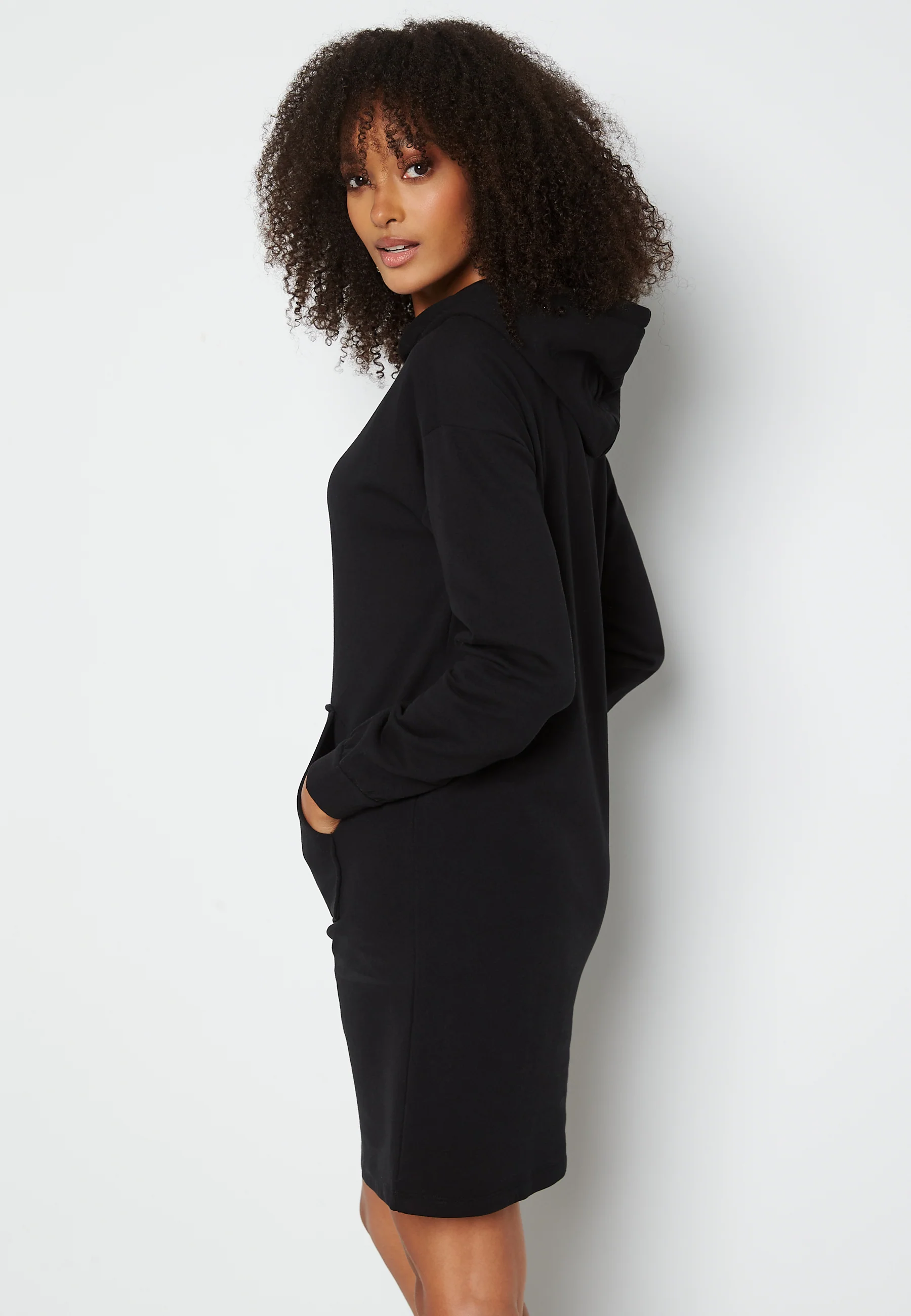 Rust L/S Sweat Dress - Image 2